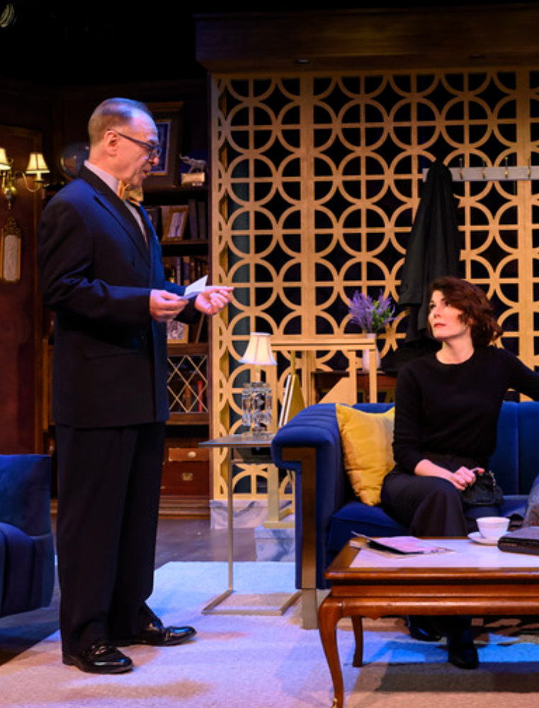 Maxine in DIAL M FOR MURDER at Act 2  Playhouse. Directed by Kate Brennan. *with Paul L Nolan.  "Tall and attractive...makes the show memorable" Chestnut Hill Local 