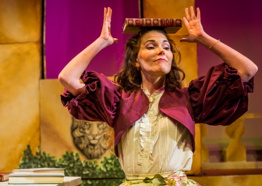 Cecily in THE IMPORTANCE.. EARNEST Hedgerow. Directed by Dan Hodge. INQUIRER: "her buoyant energy recenters the comedy, the chemistry between Altman and her sparkles