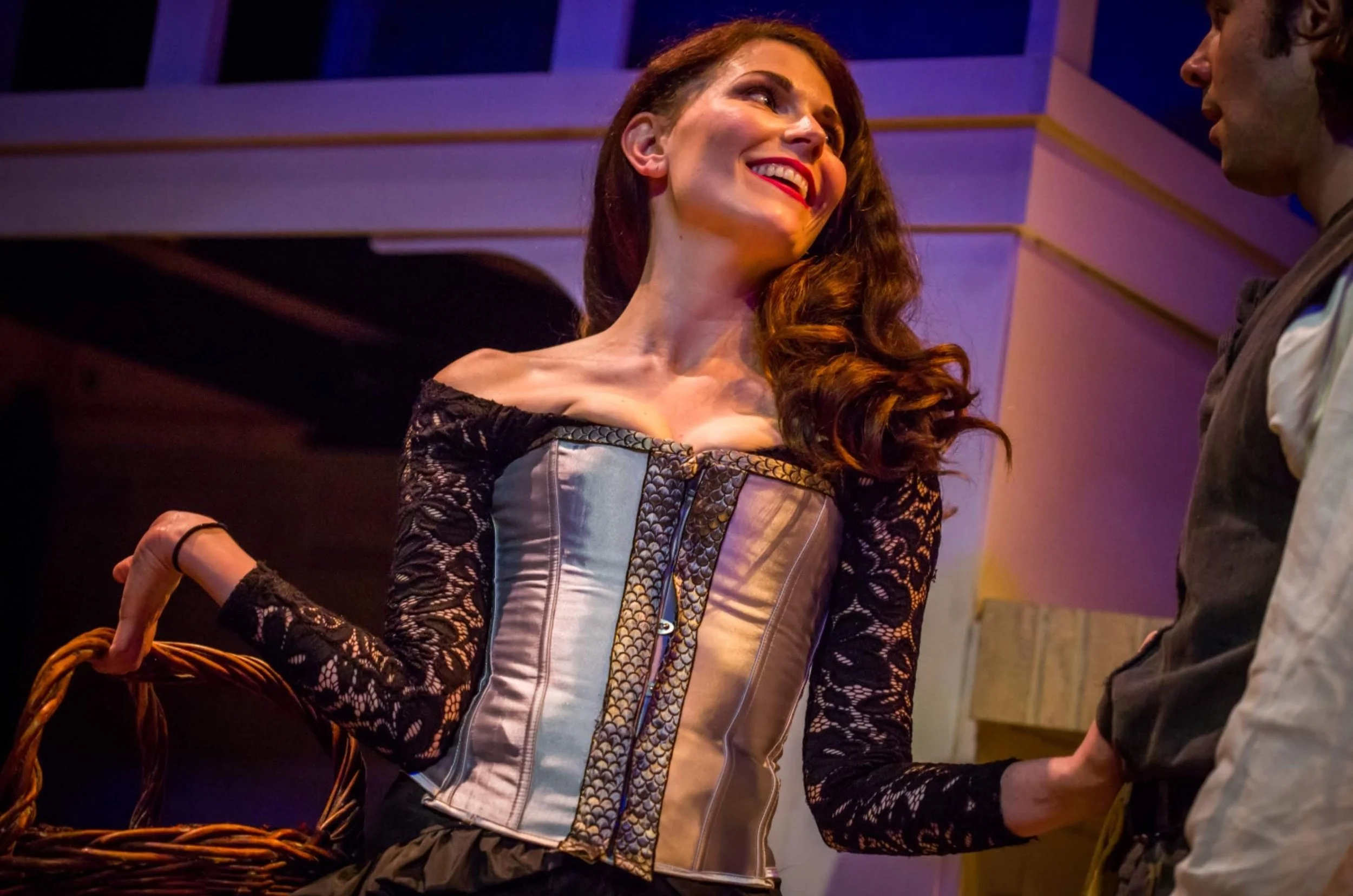 MiLady in THREE MUSKETEERS. Directed and Adapted by Matt Tallman. BSR: "Jessica DalCanton stands out as the virtuous queen, the scheming Milady"