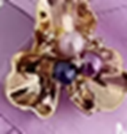 Exquisite Floral Button Cover