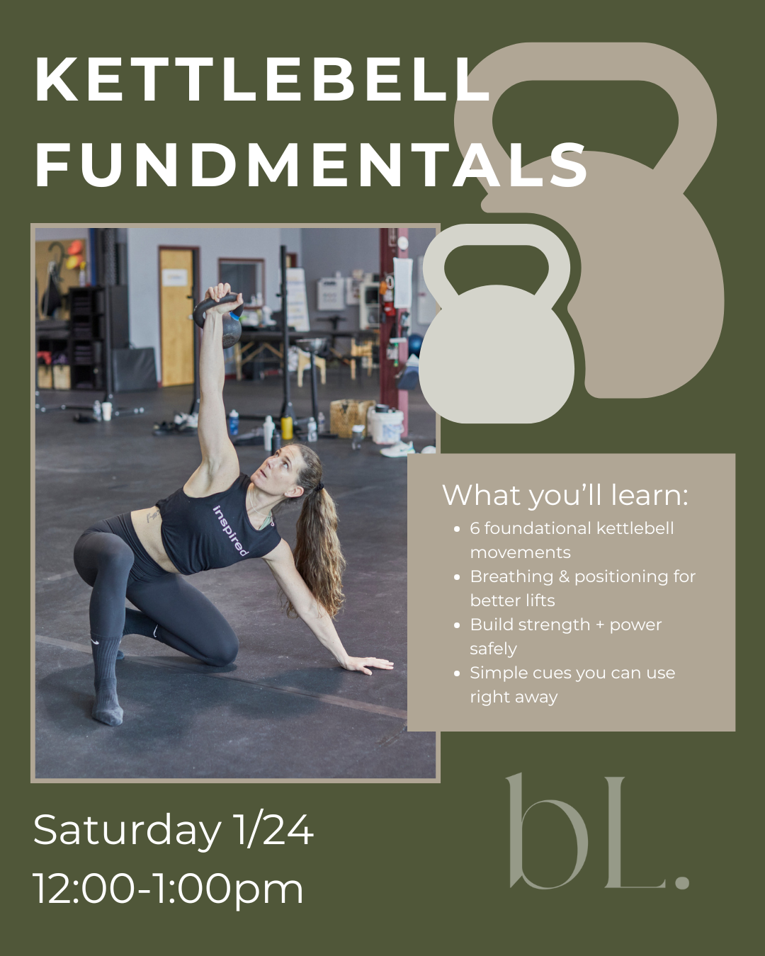 Kettlebell Fundamentals Workshop