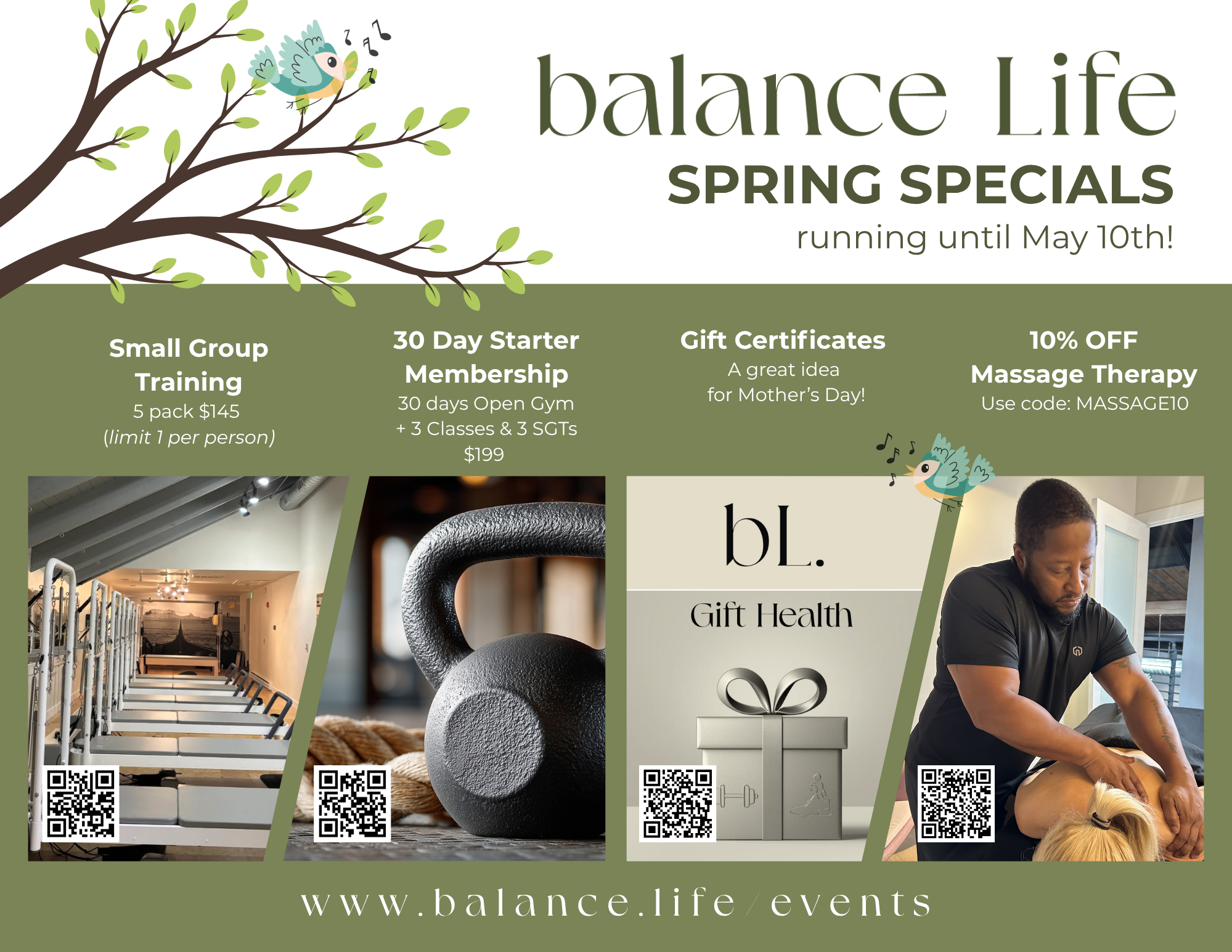 Spring Specials
