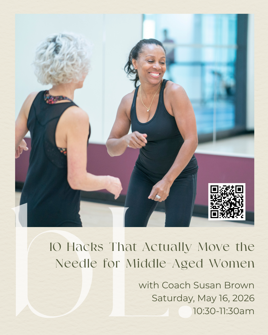 HEALTH WORKSHOP: 10 Hacks That Actually Move the Needle for Middle-Aged Women