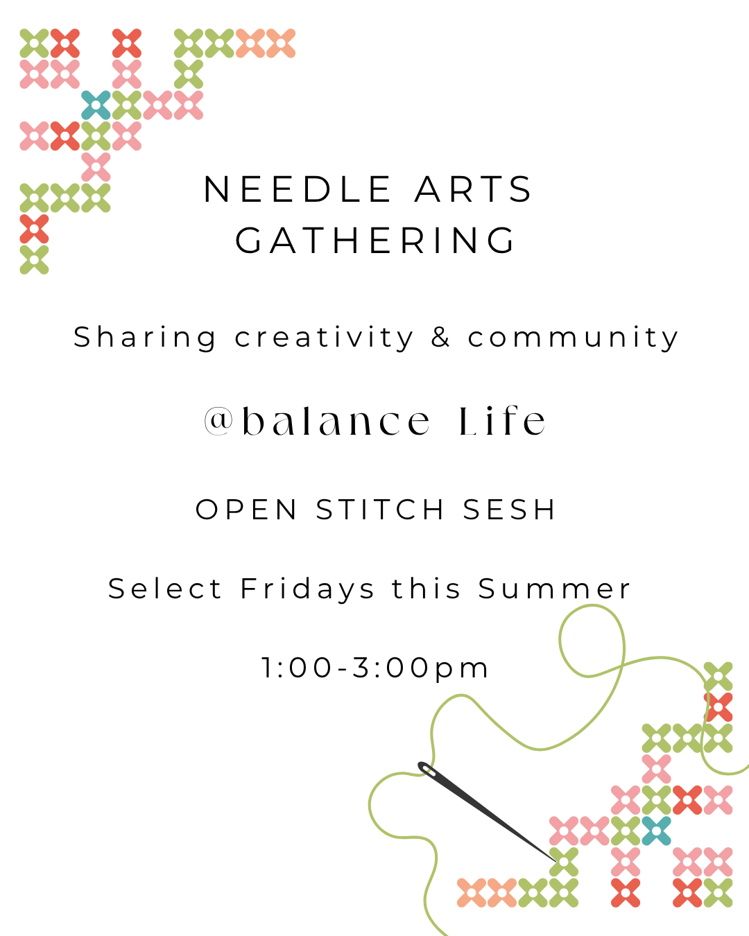 Open Stich Sesh: Needle Arts Enthusiasts - Sharing Creatvity &amp; Community - (Copy)