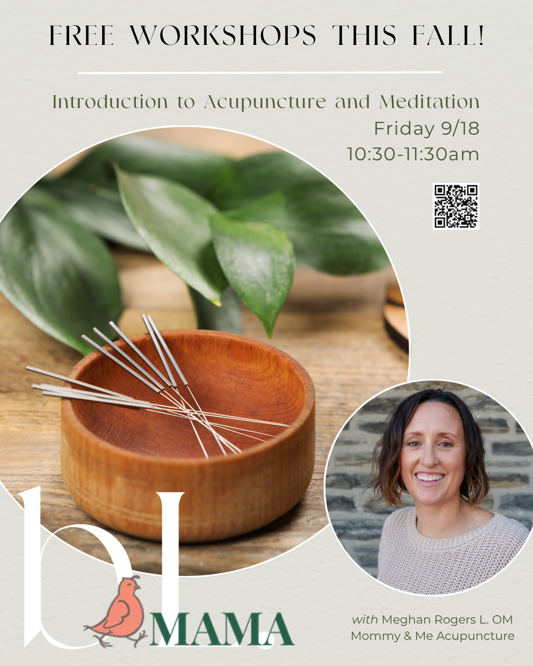 Free Workshop:  Introduction to Acupuncture & Meditation