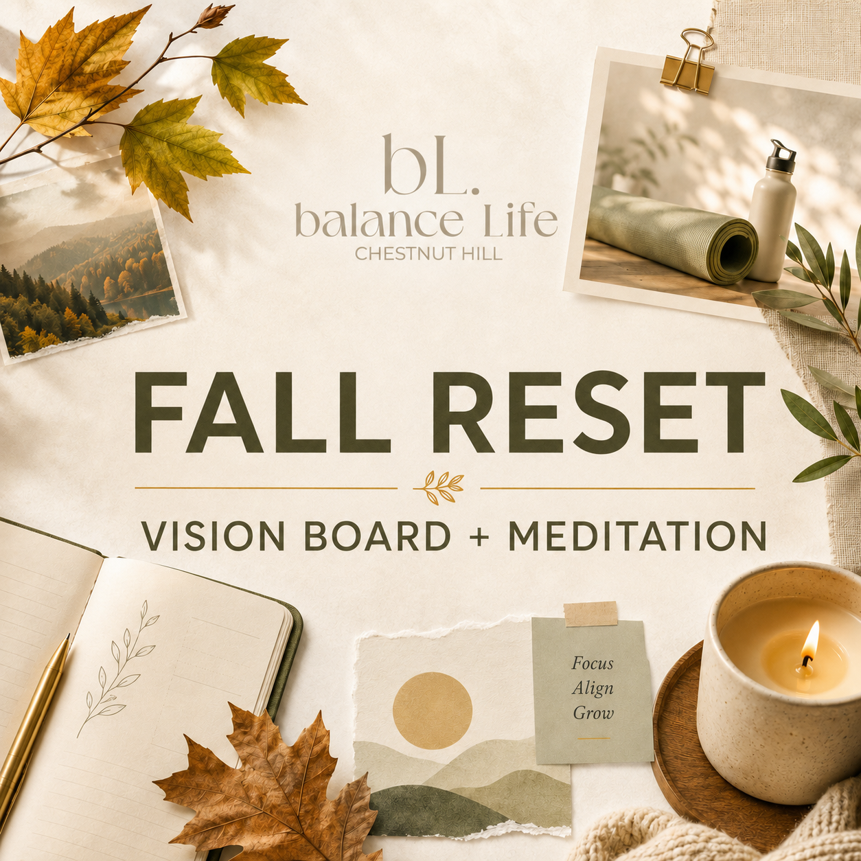 Fall Reset Vision Board & Meditation Workshop