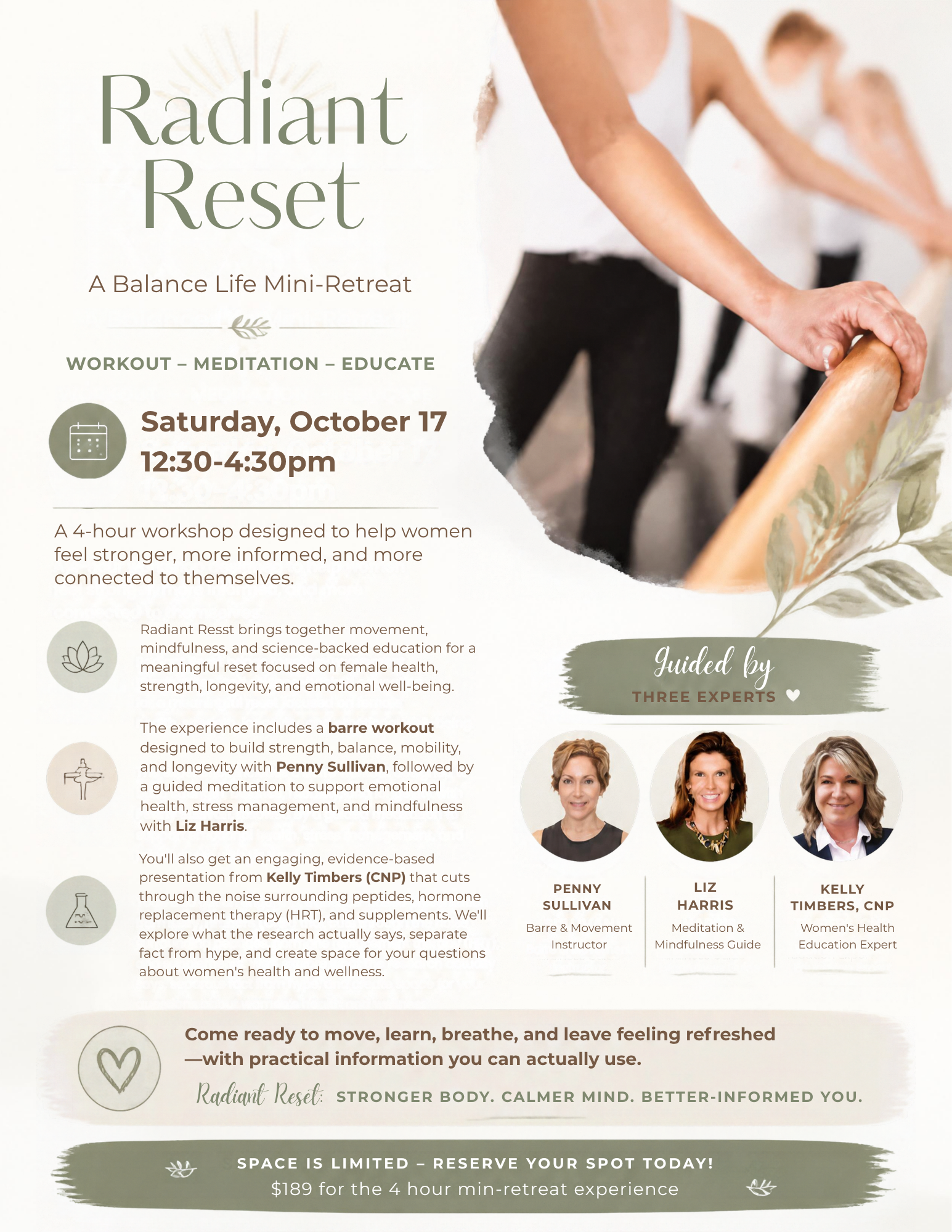 Radiant Reset Mini Retreat