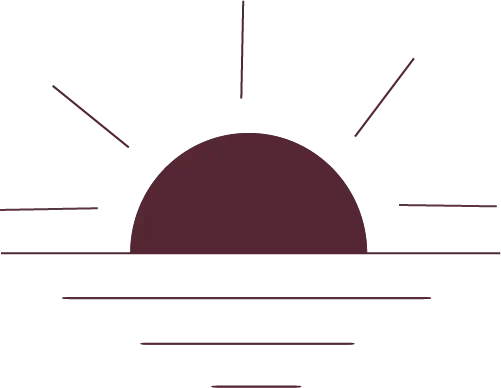 Dame Lodge sun icon graphic