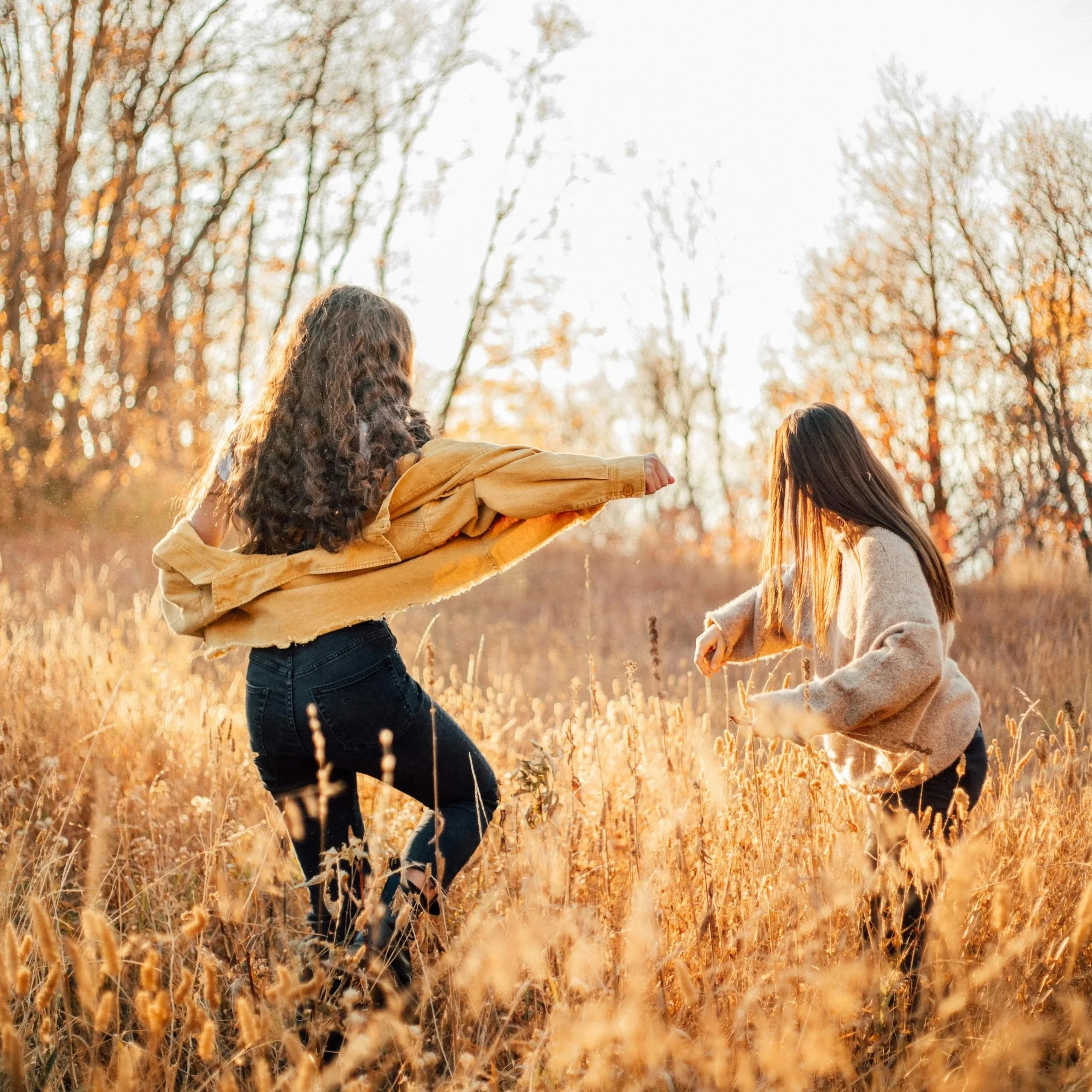 Woman enjoying outdoor activities during the fall in Colorado.