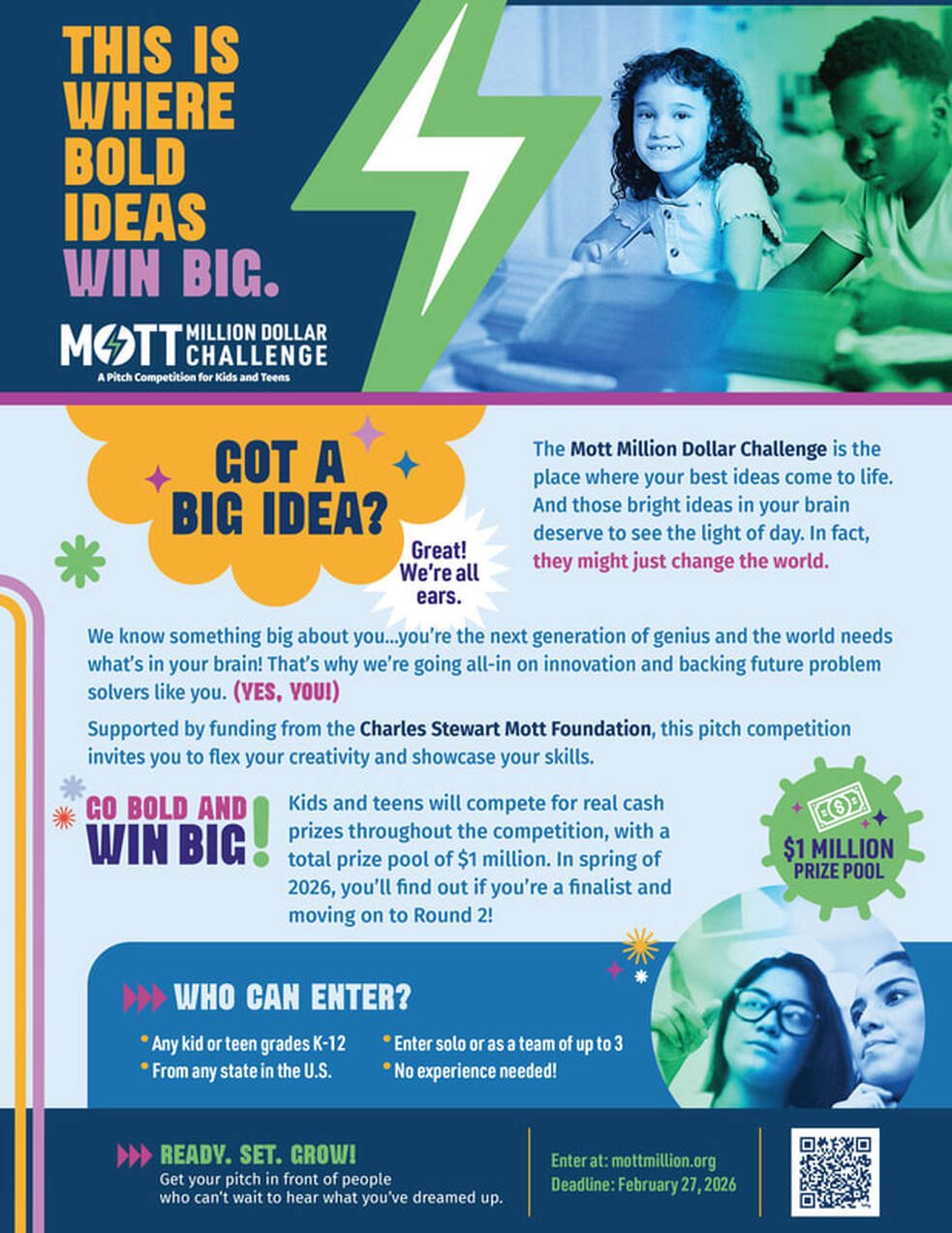 Mott Million Dollar Challenge Pitch Competition