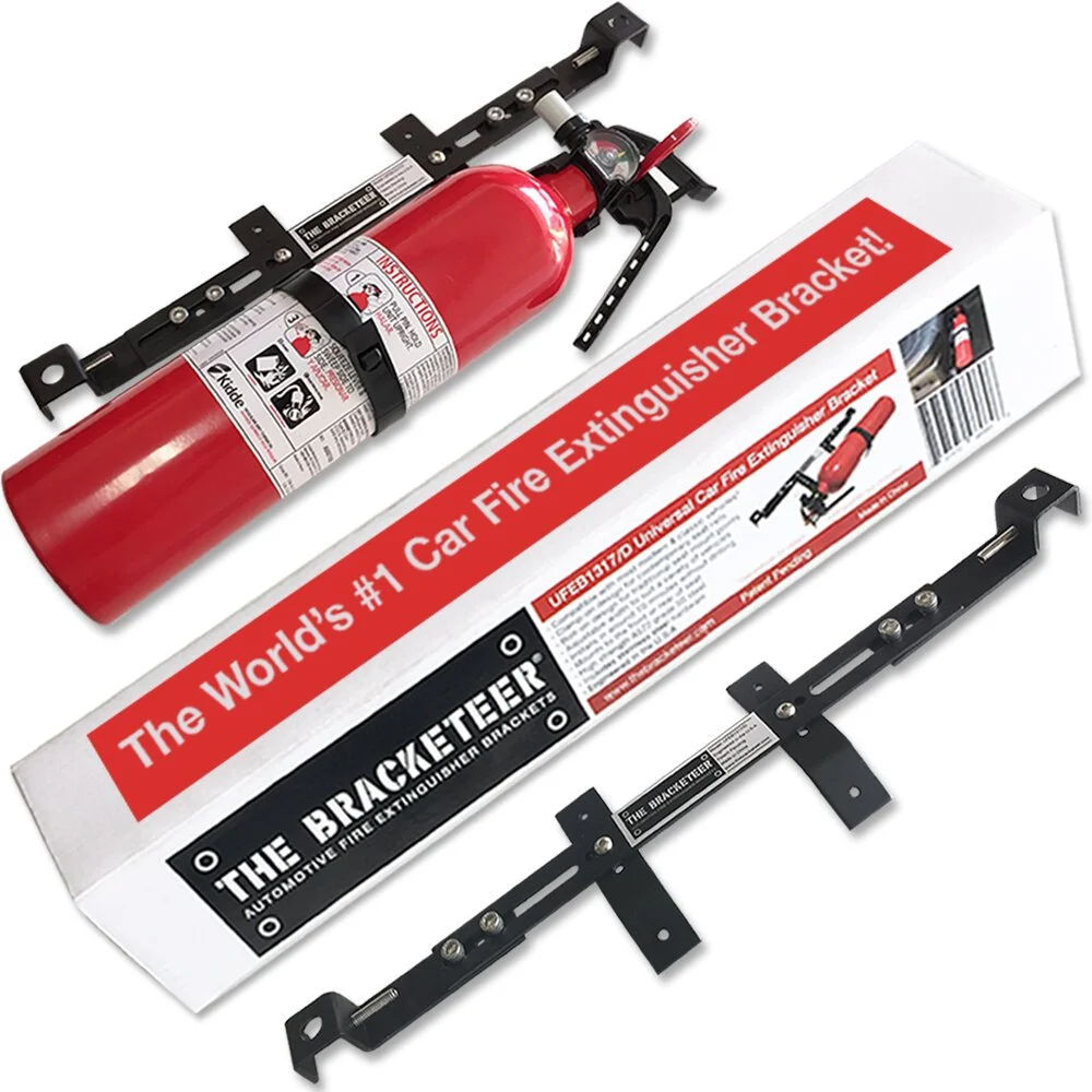 The Bracketeer Universal Fire Extinguisher Bracket