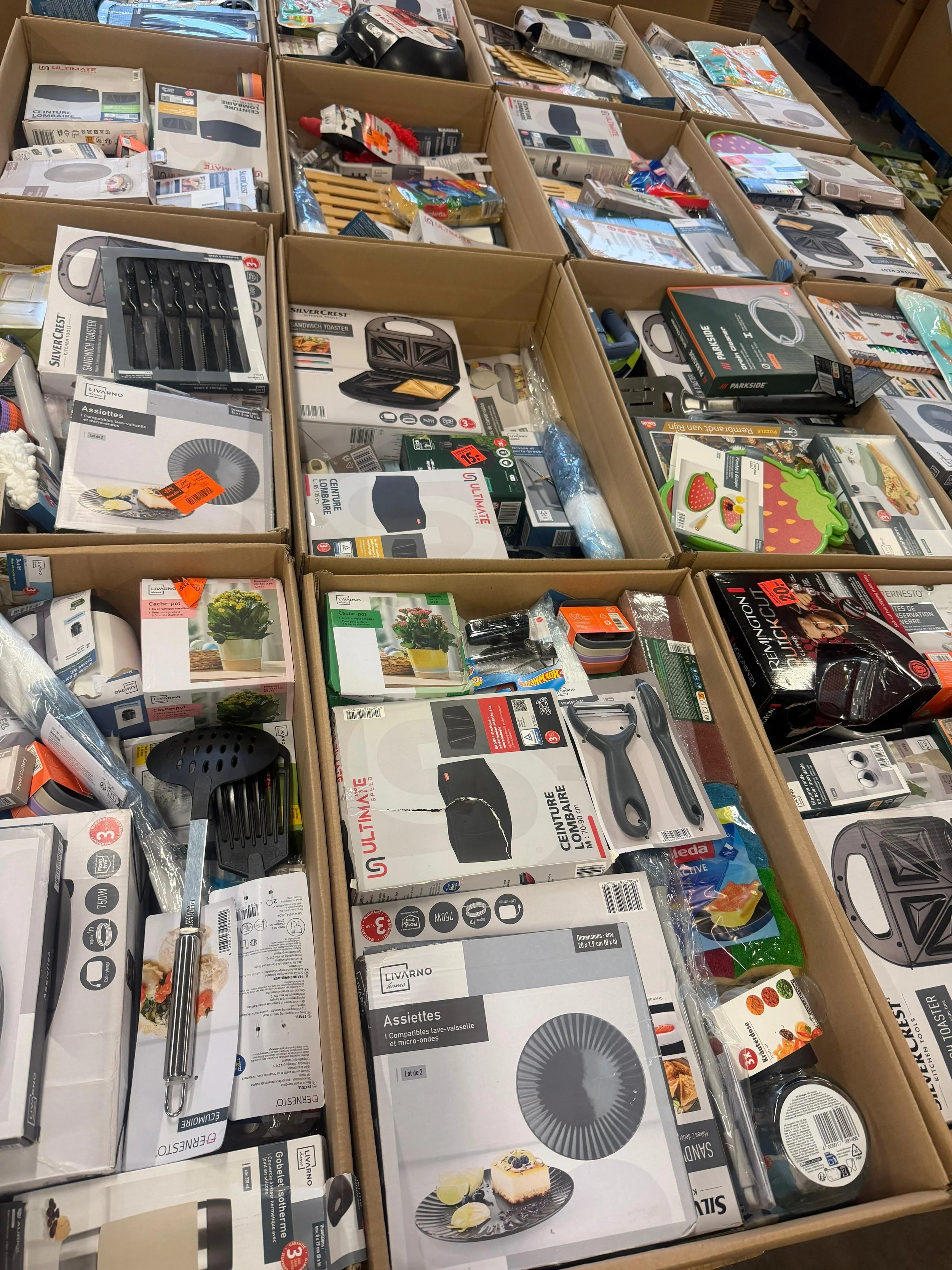 Bric A Brac Full Wholesale Container