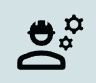Icon of a person with gears around their head, representing thinking or problem-solving
