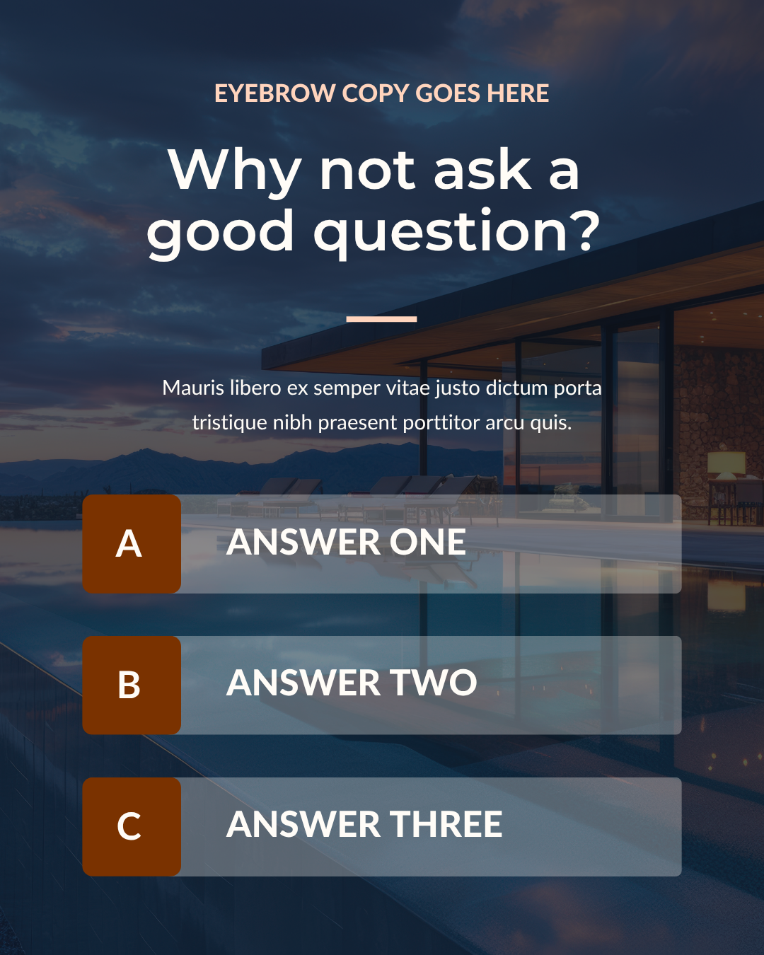 Hostaway interactive social media design for vacation rental operators.