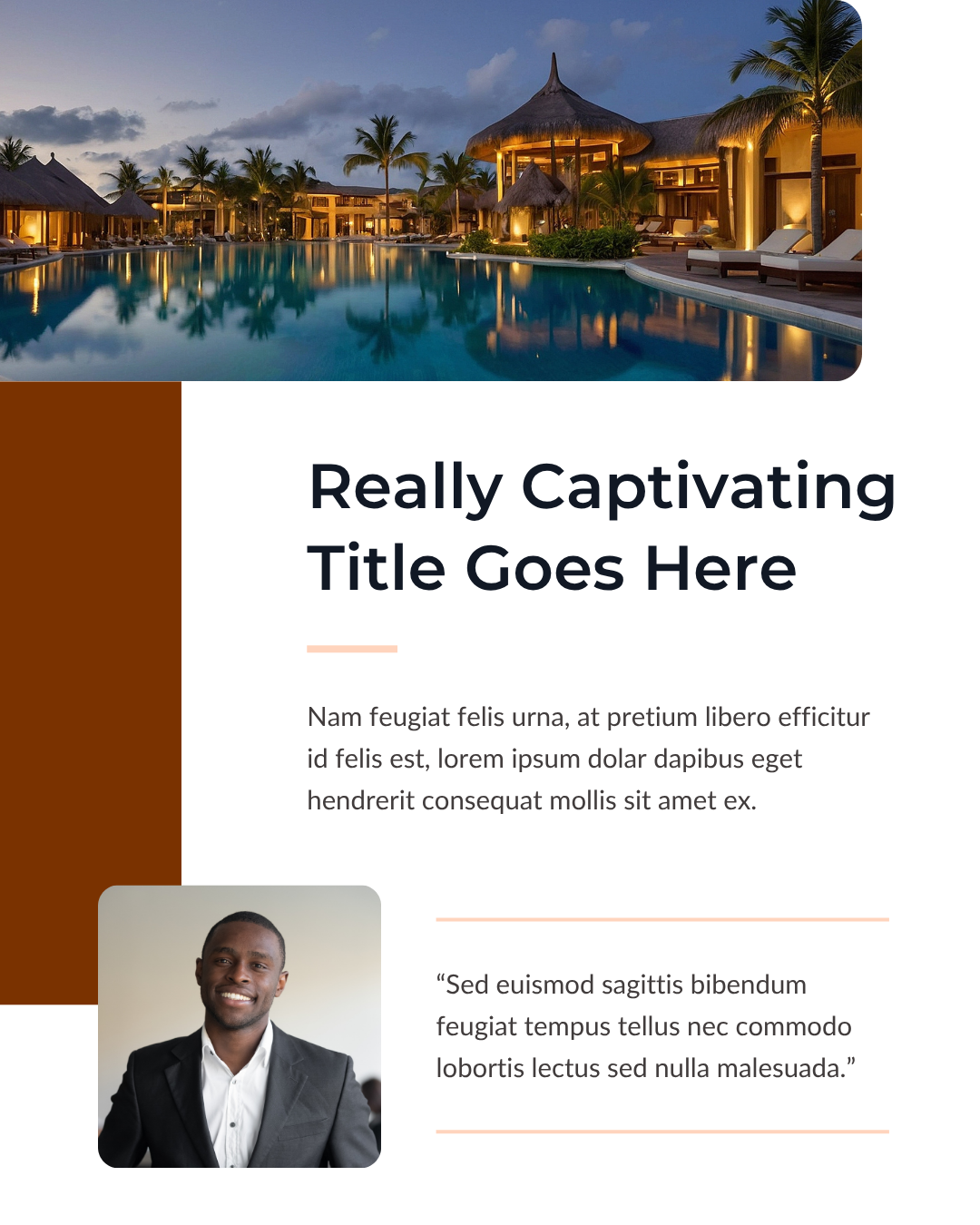 Hostaway thought leadership social media template for vacation rental operators.