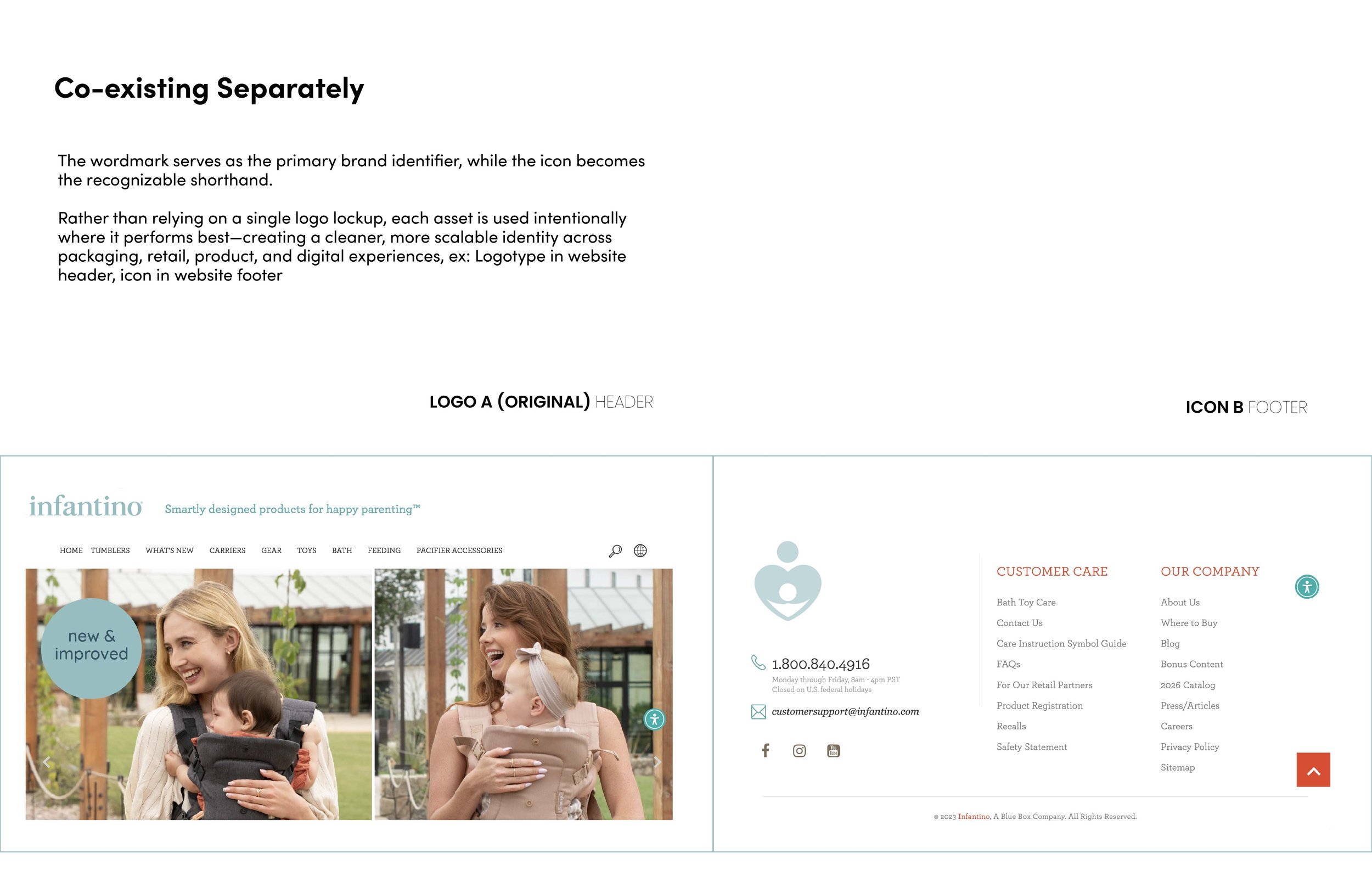 Infantino website redesign and eCommerce brand experience by Elena Schnell.