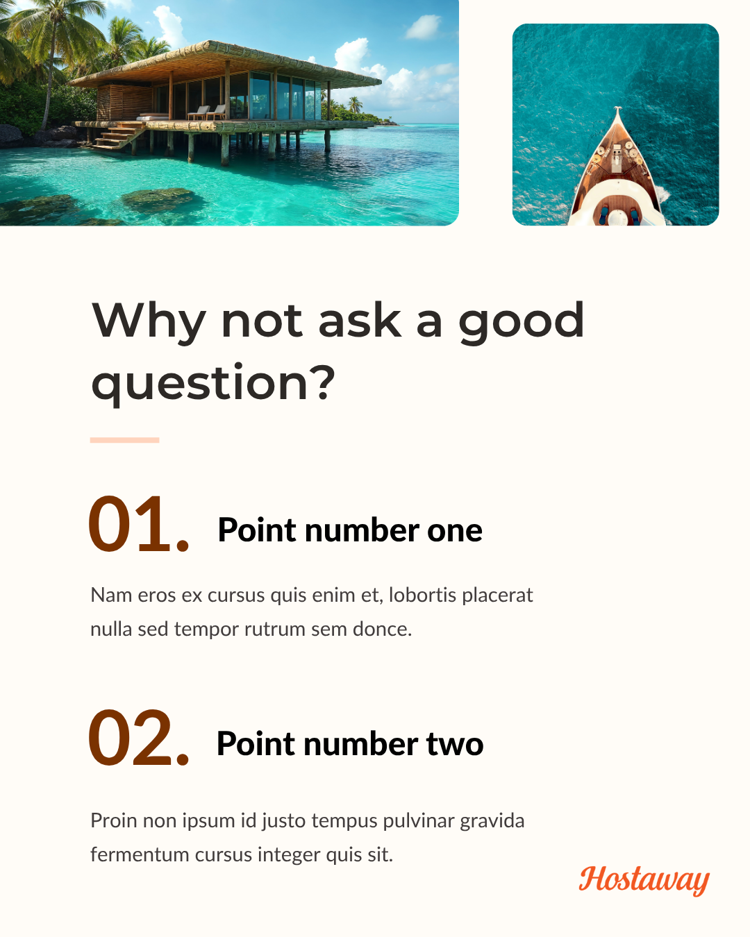 Hostaway Industry Insights social media design for short-term rental and vacation rental professionals.