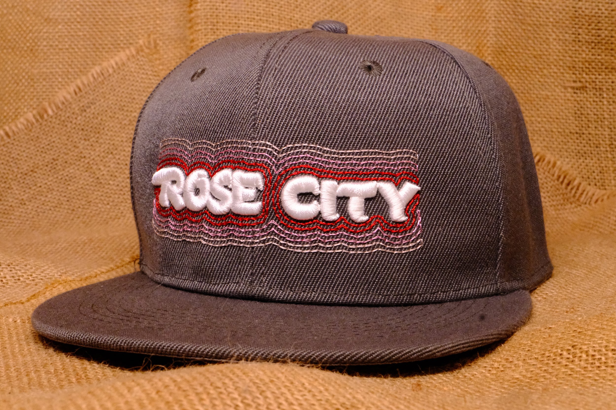 Rose City Hat (Puff Embroidered)