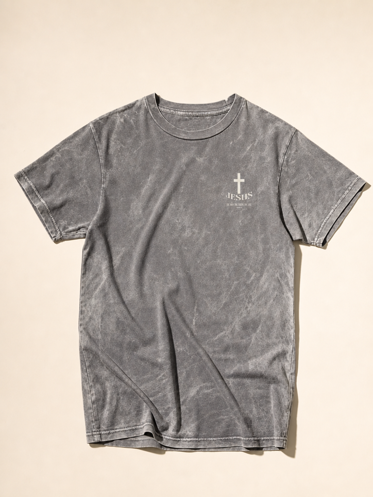 WAY, TRUTH, LIFE, VINTAGE WASH TEE