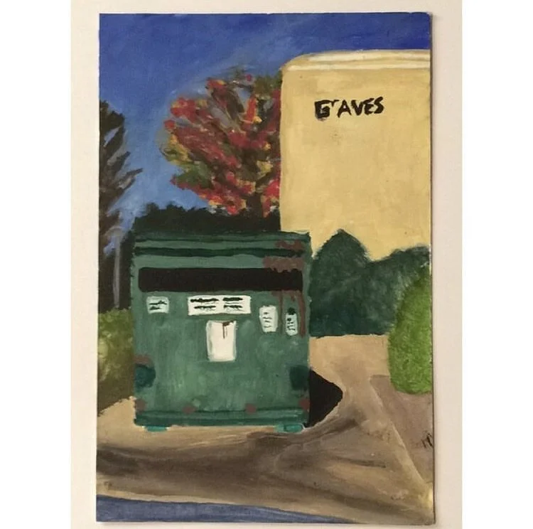 Graves: UNCG portrait, gauche, 2016