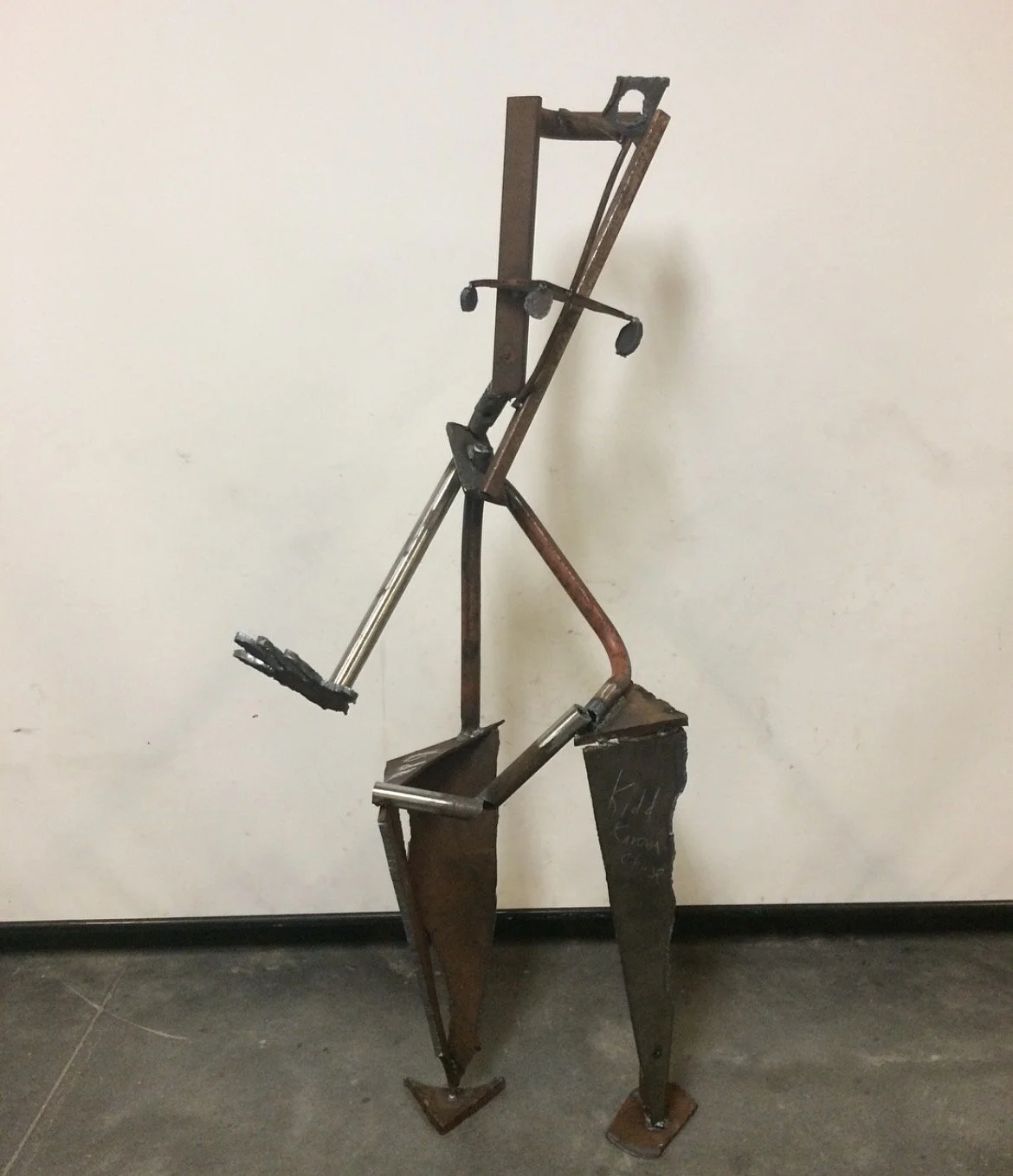 Gimme Space, repurposed steel, 2018