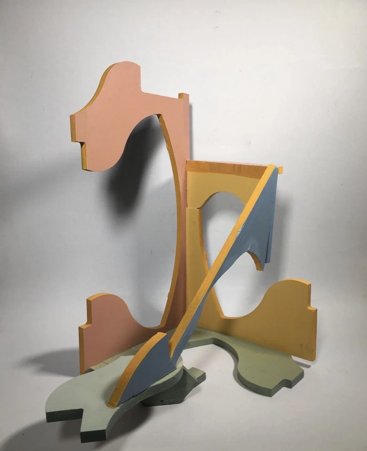 Untitled, 29" x 16.5" x 24", repurposed wood, 2019