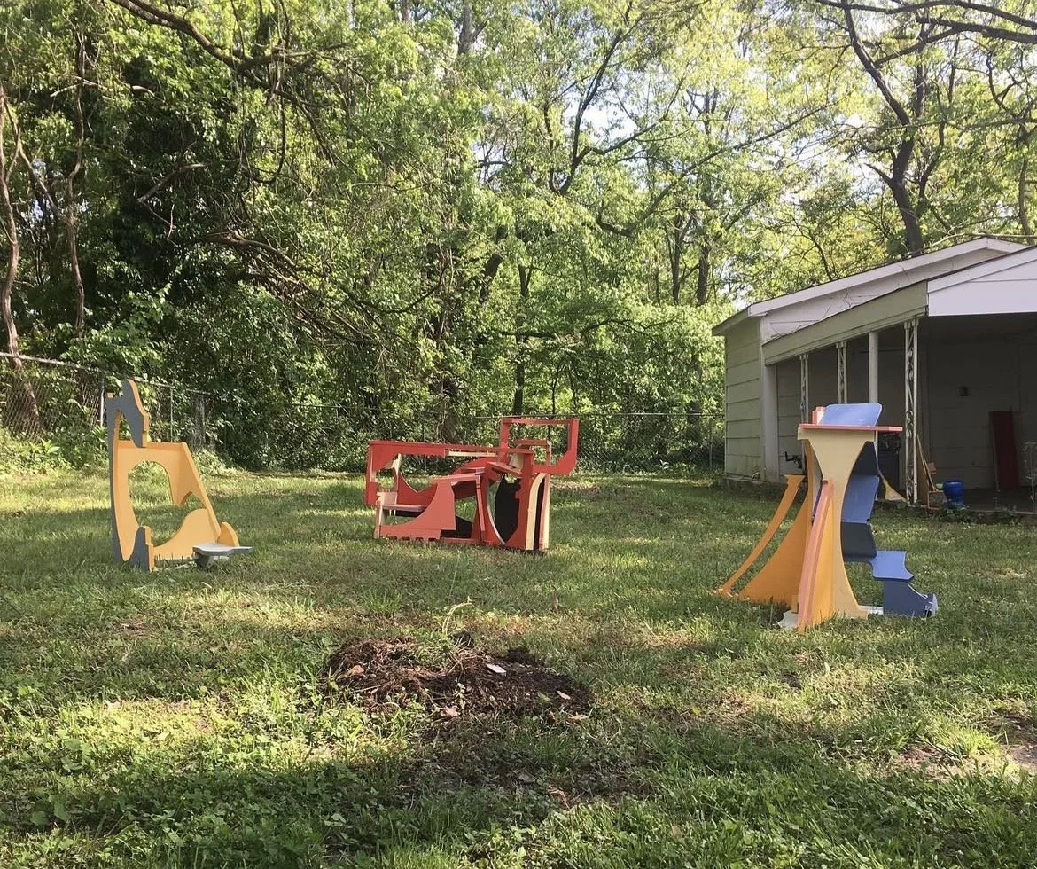 Repurposed Wood Sculptures