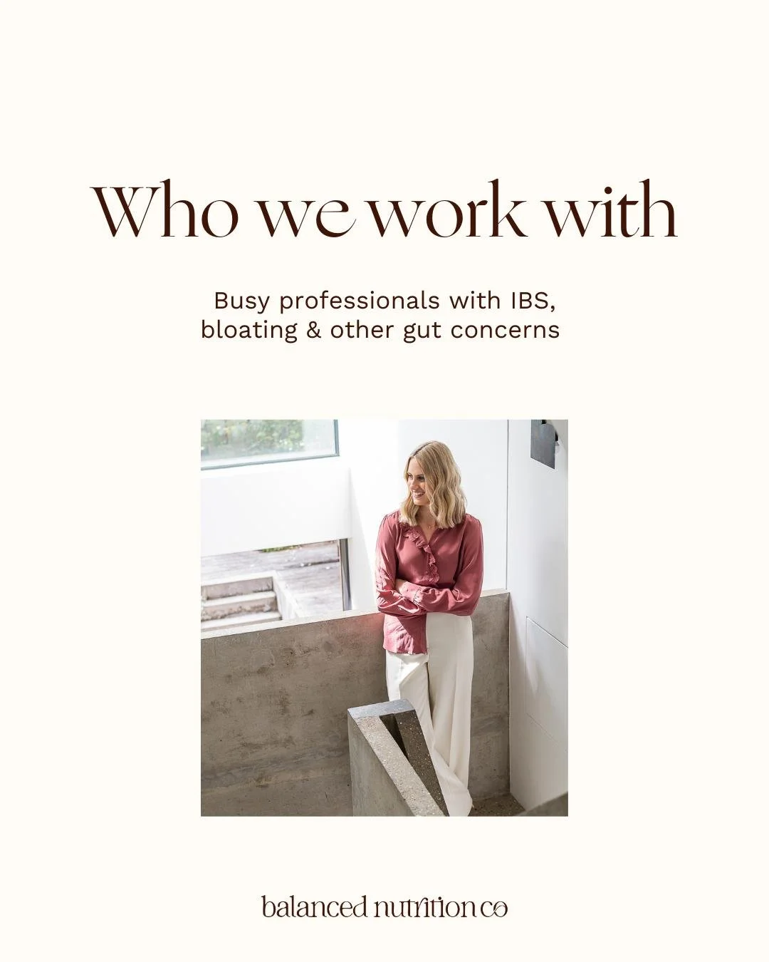 If your gut is unpredictable at work, you&rsquo;re not being &ldquo;dramatic&rdquo;.

You&rsquo;re just tired of guessing.

I work with busy professionals who are dealing with IBS, bloating, and other gut symptoms. The kind where you feel fine at hom