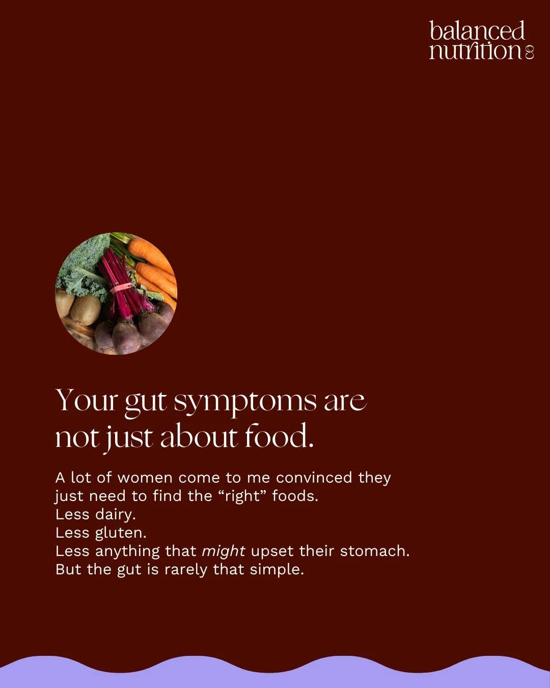 If you&rsquo;ve been told to just keep removing foods until your gut settles, I want you to pause for a second.

Because in many cases, that&rsquo;s not where the real problem lies. 

I&rsquo;ll be honest, some of the most bloated, uncomfortable clie