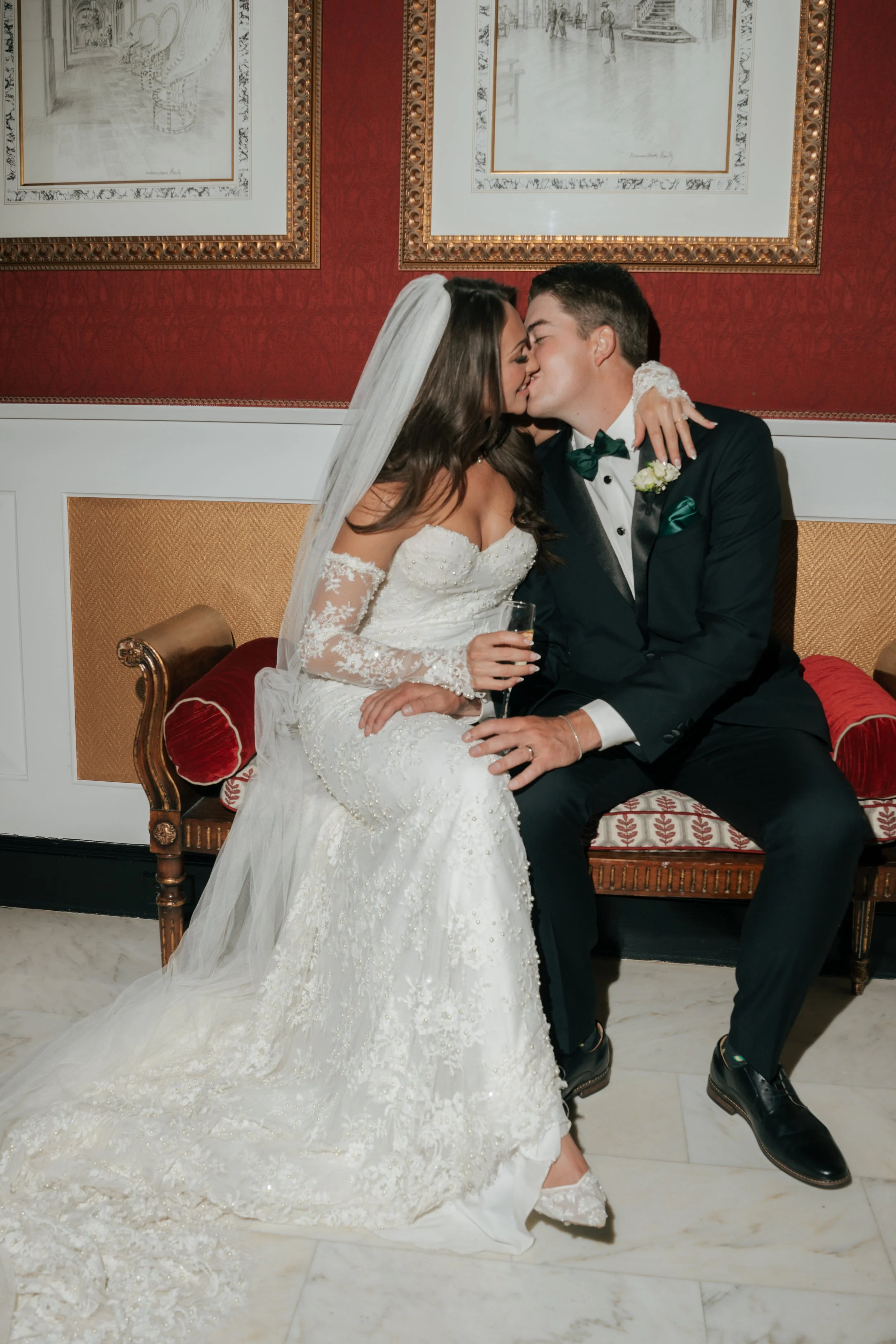 Romantic couple's bride and groom photos at the Broadmoor Colorado Springs