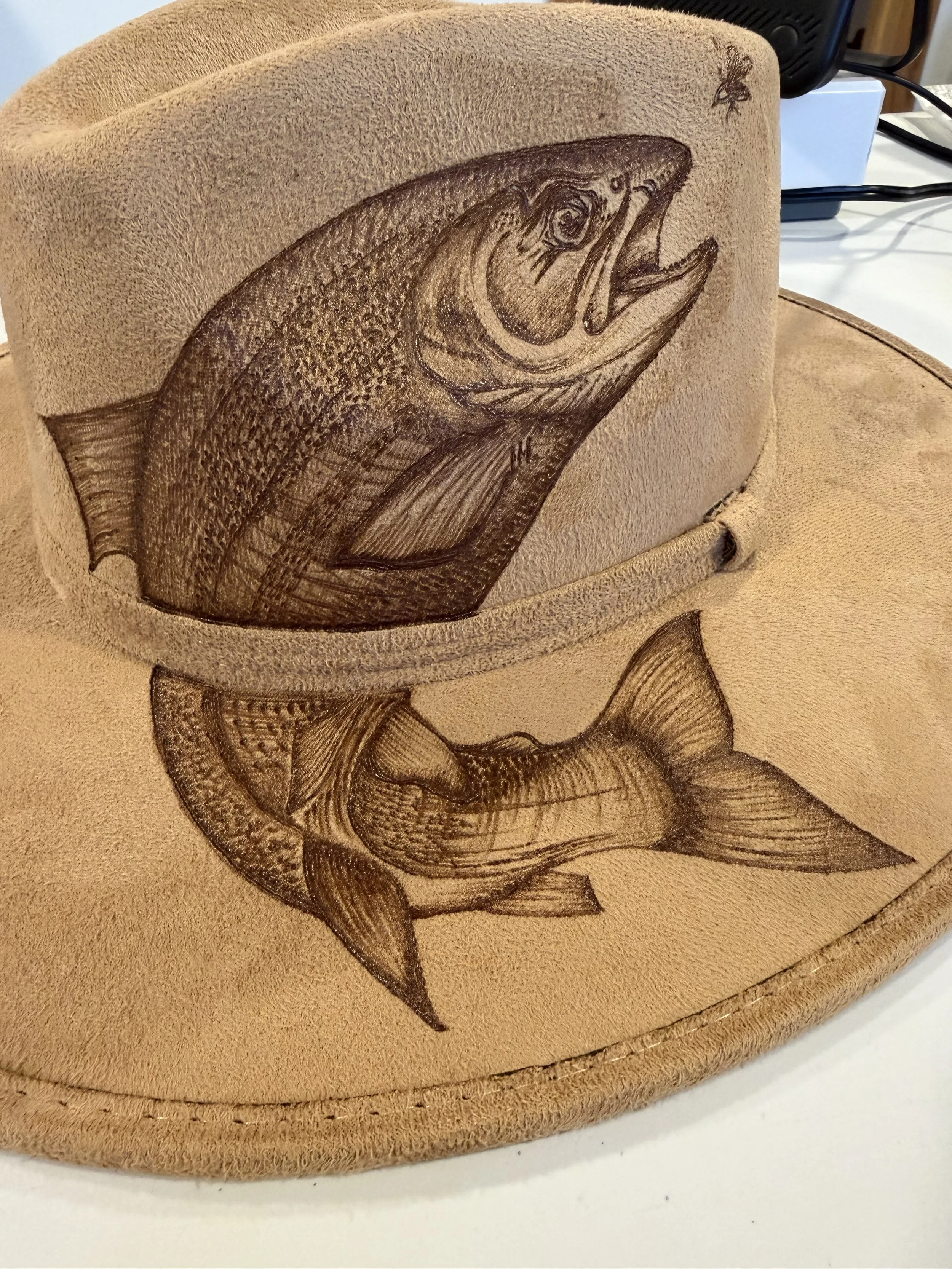 Trout Hat Burning Duluth MN Singe