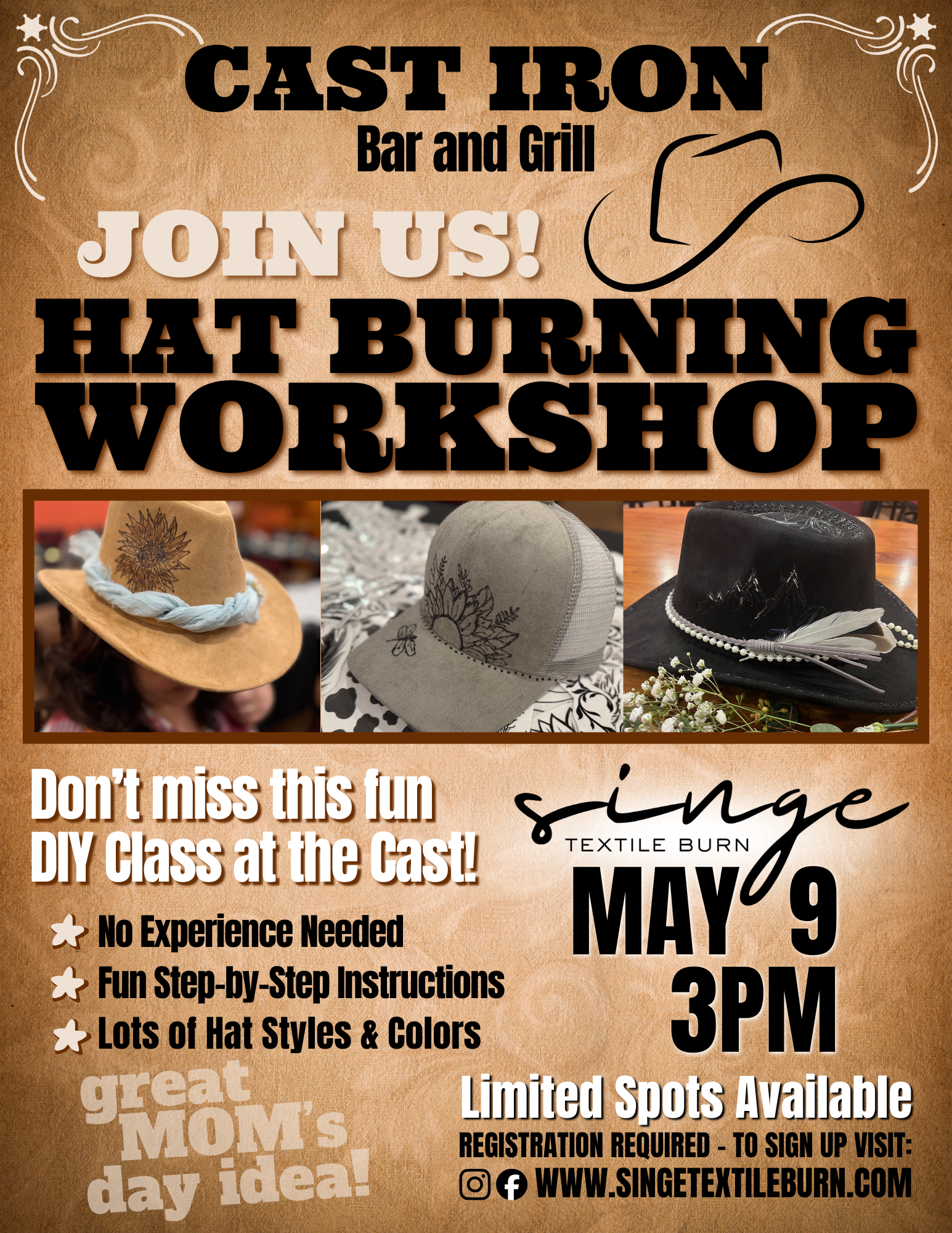 Cast Iron - May 9th at 3pm