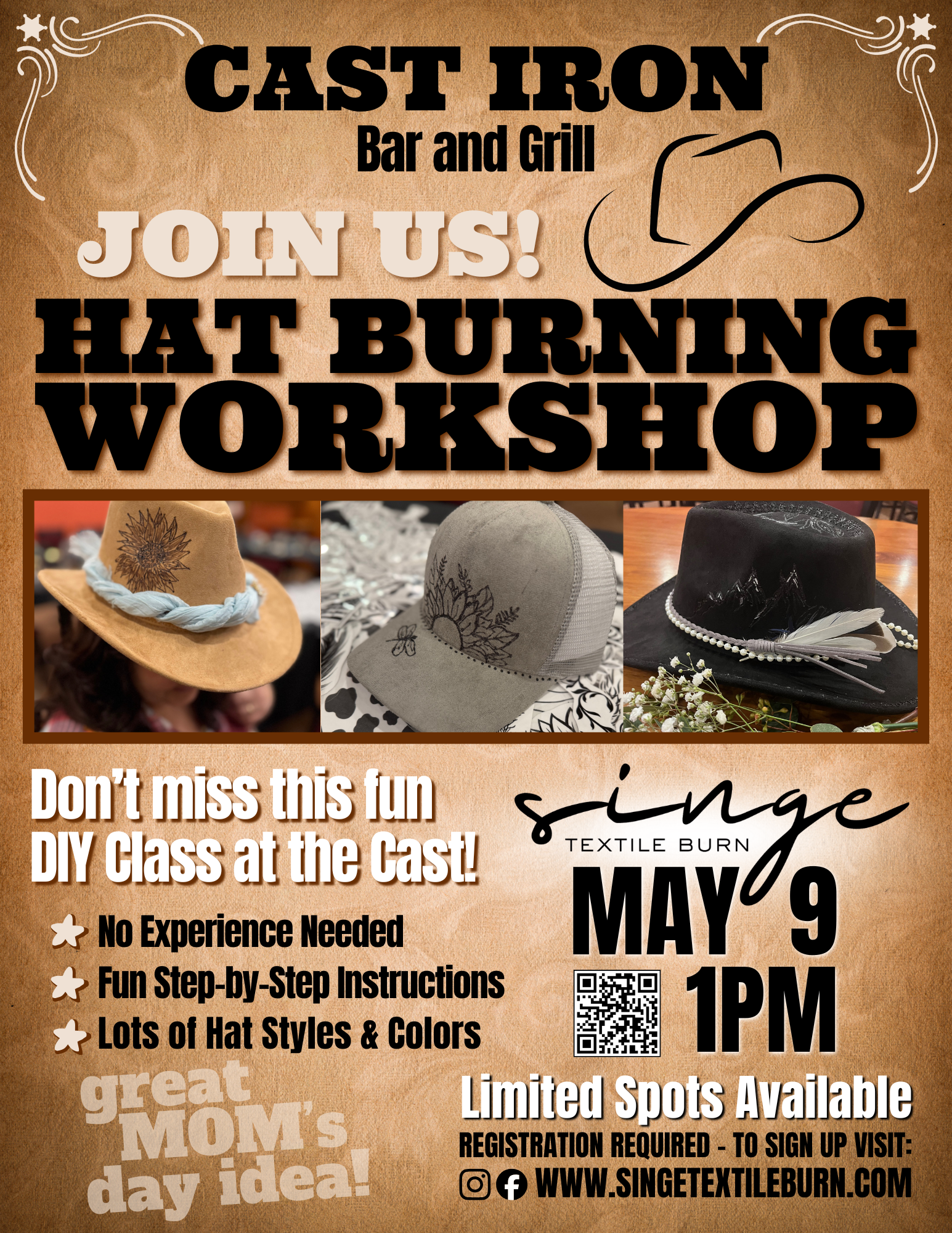 Cast Iron - May 9th at 1pm