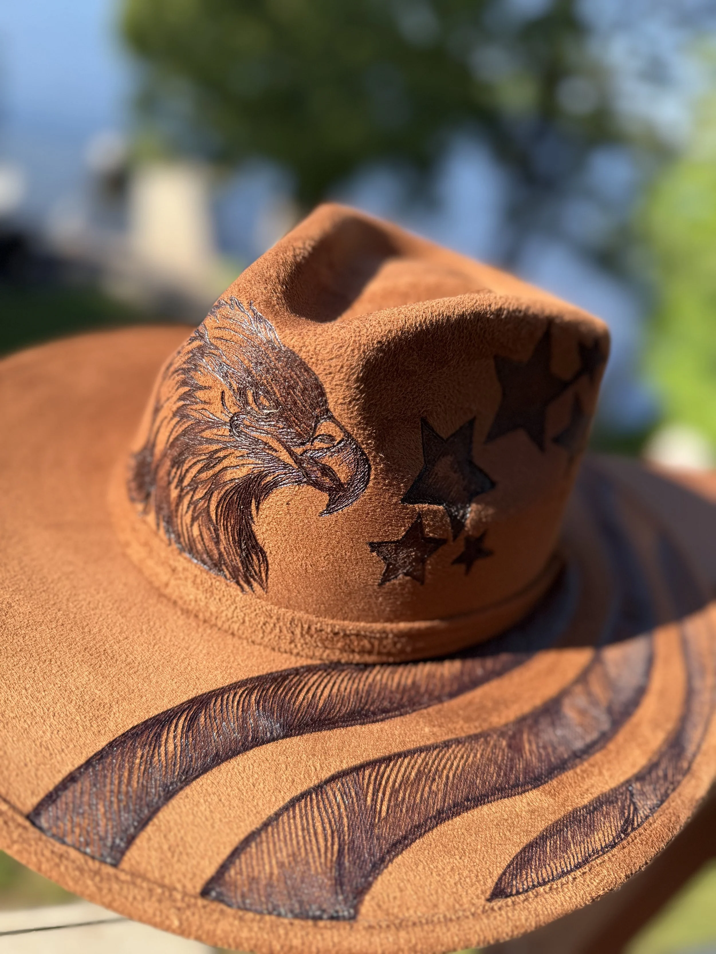 USA Hat 4th of July at Singe Textile Burn Duluth MN