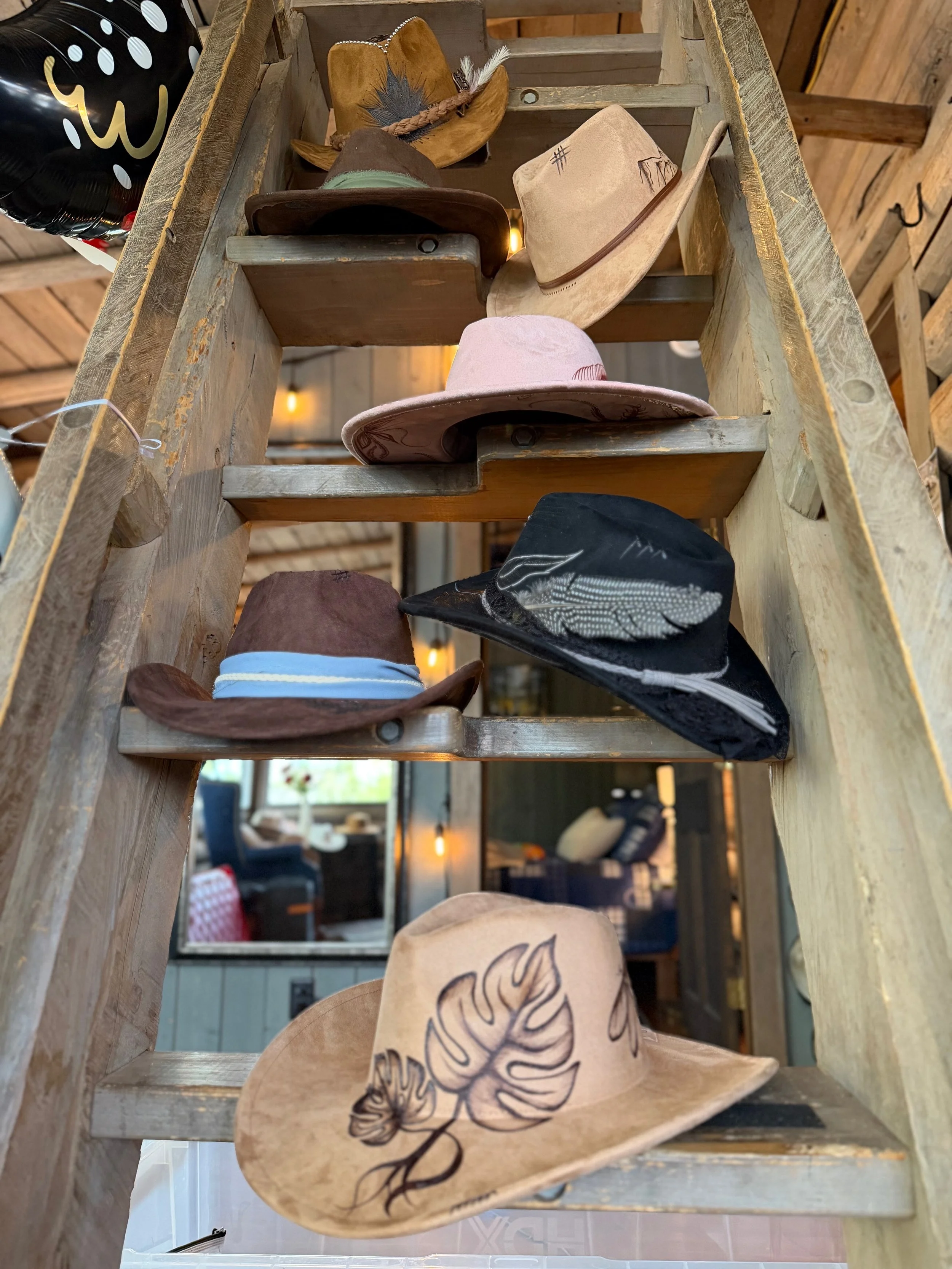 Sample Hats at Singe Textile Burn