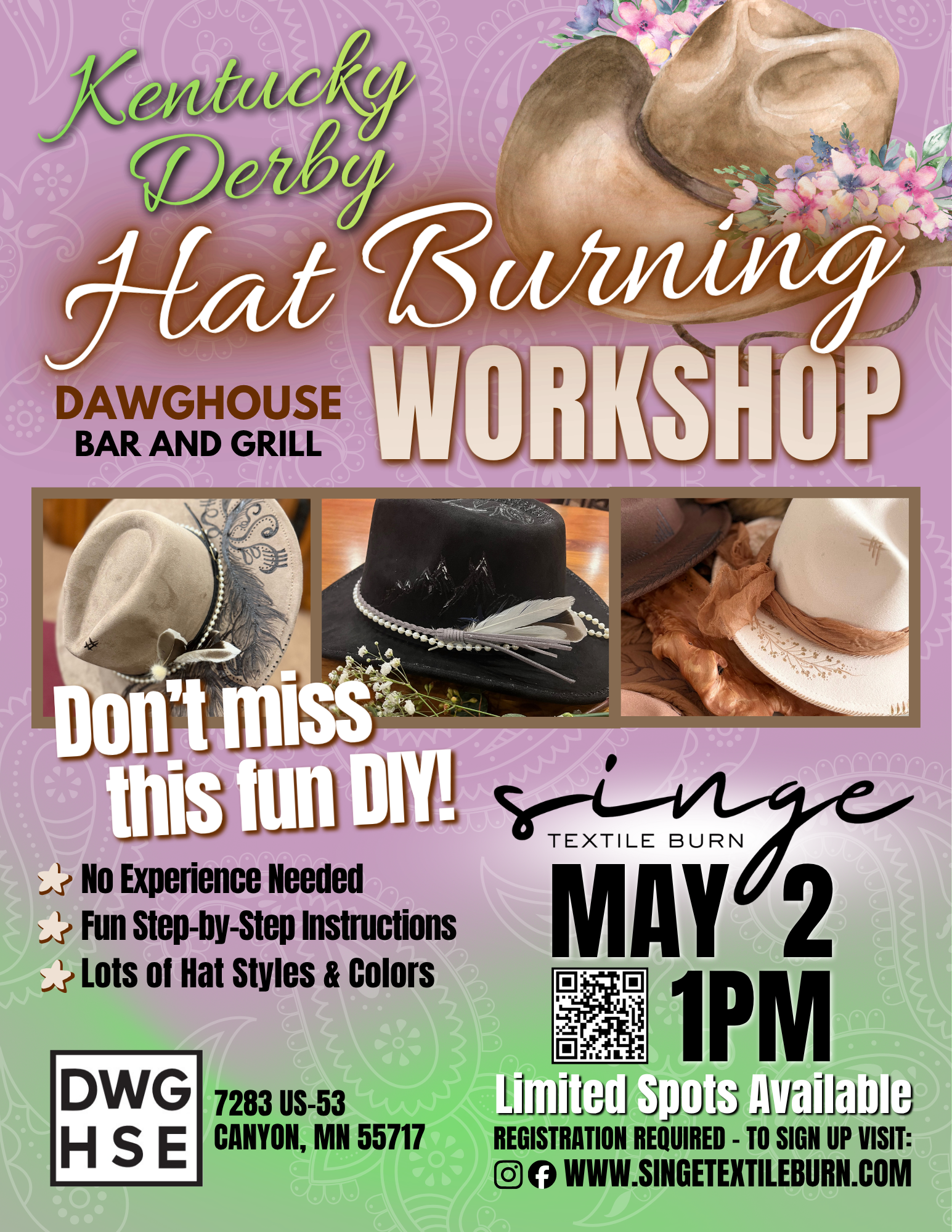 Dawghouse Bar and Grill ~ May 2nd at 1pm