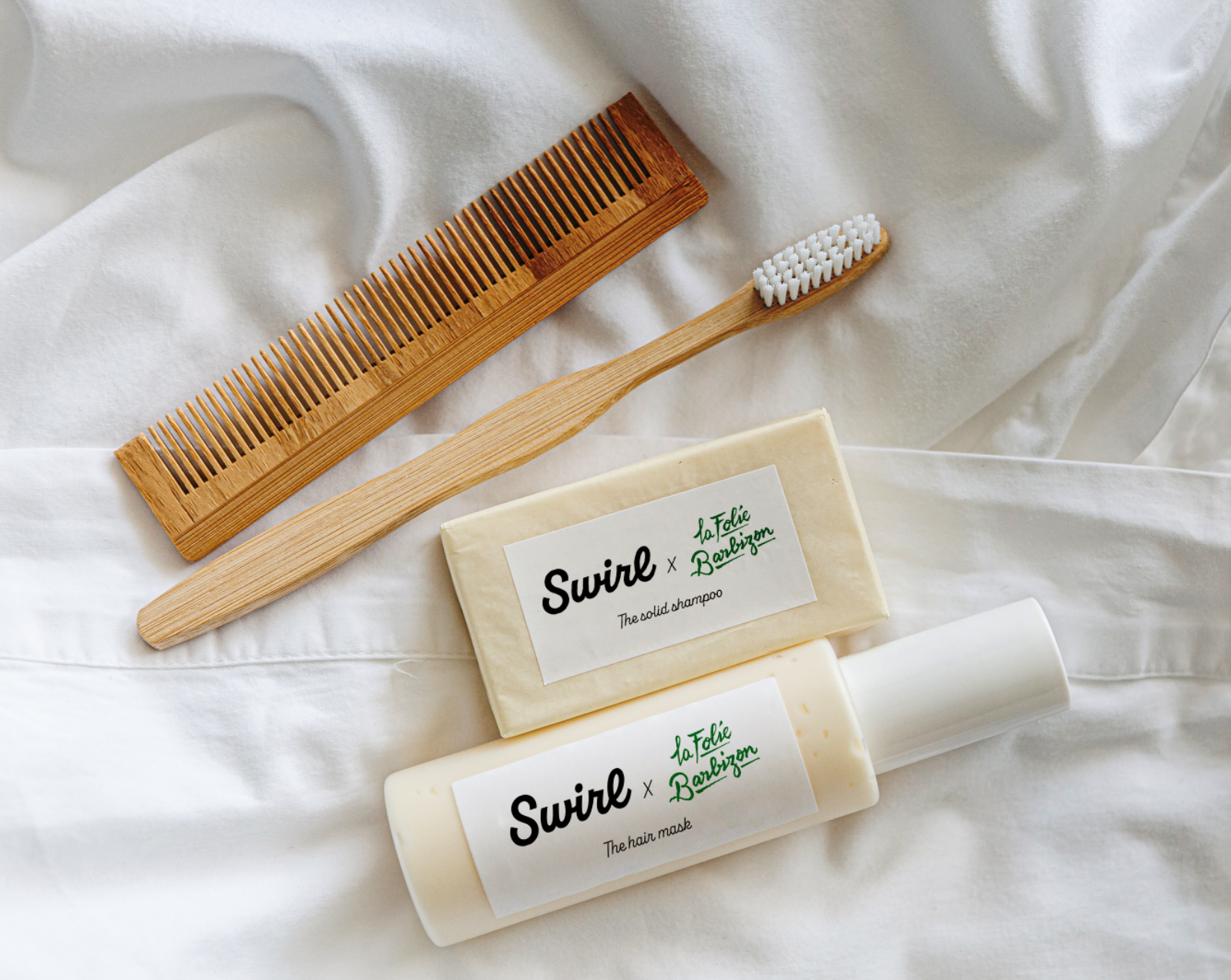 Branding and illustration for hair products