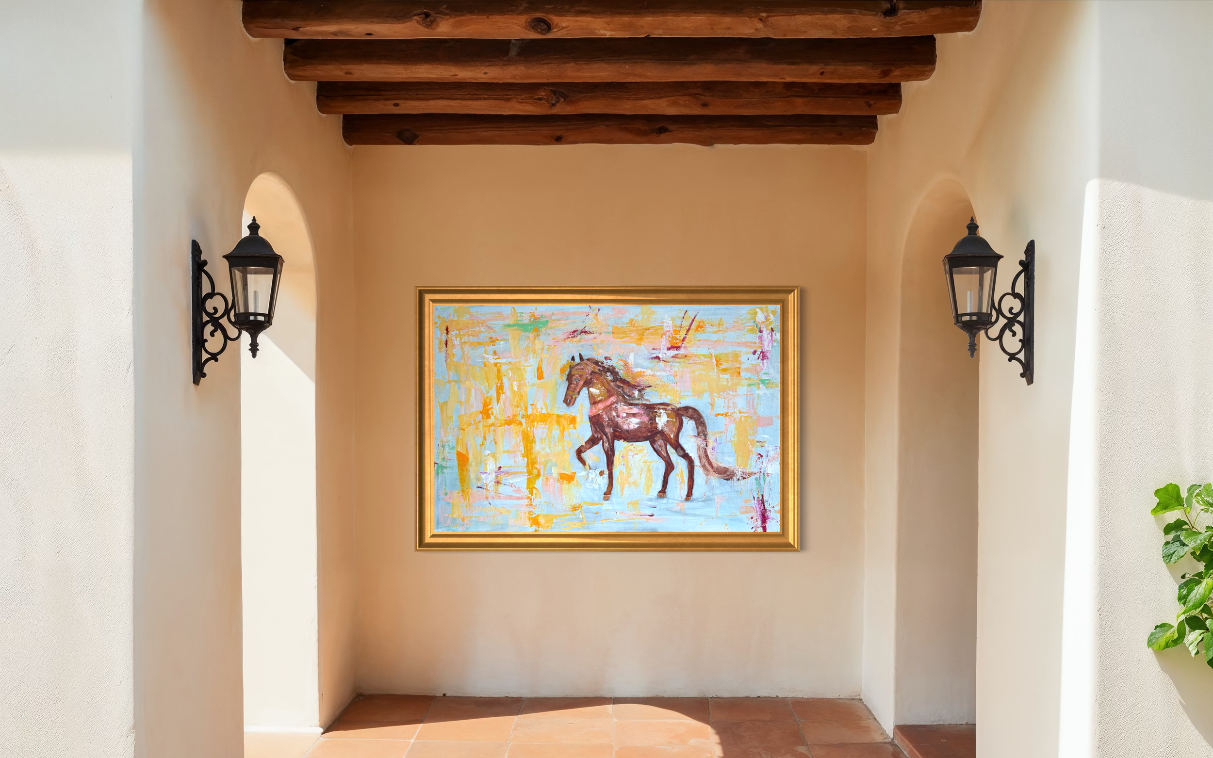 HACIENDA DEL PATRÓN | Original Artwork Nº 1 · 
36 x 24 in