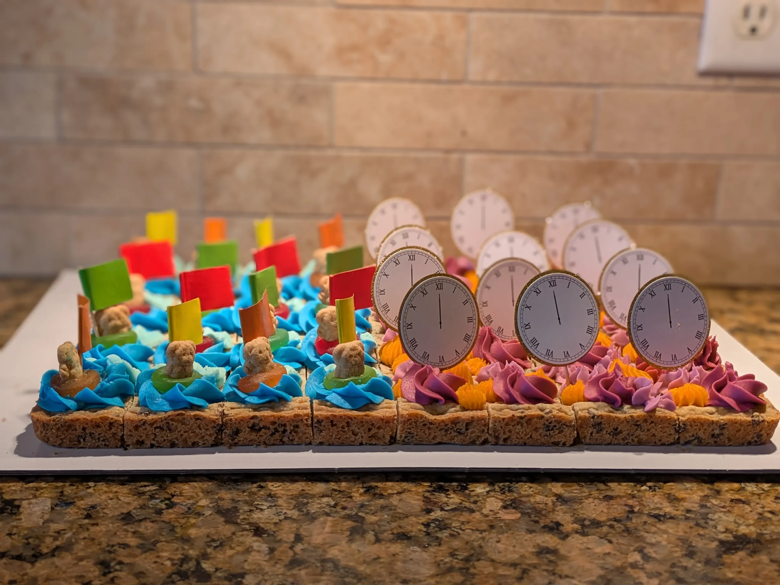 Wave Time Cookie Cake
