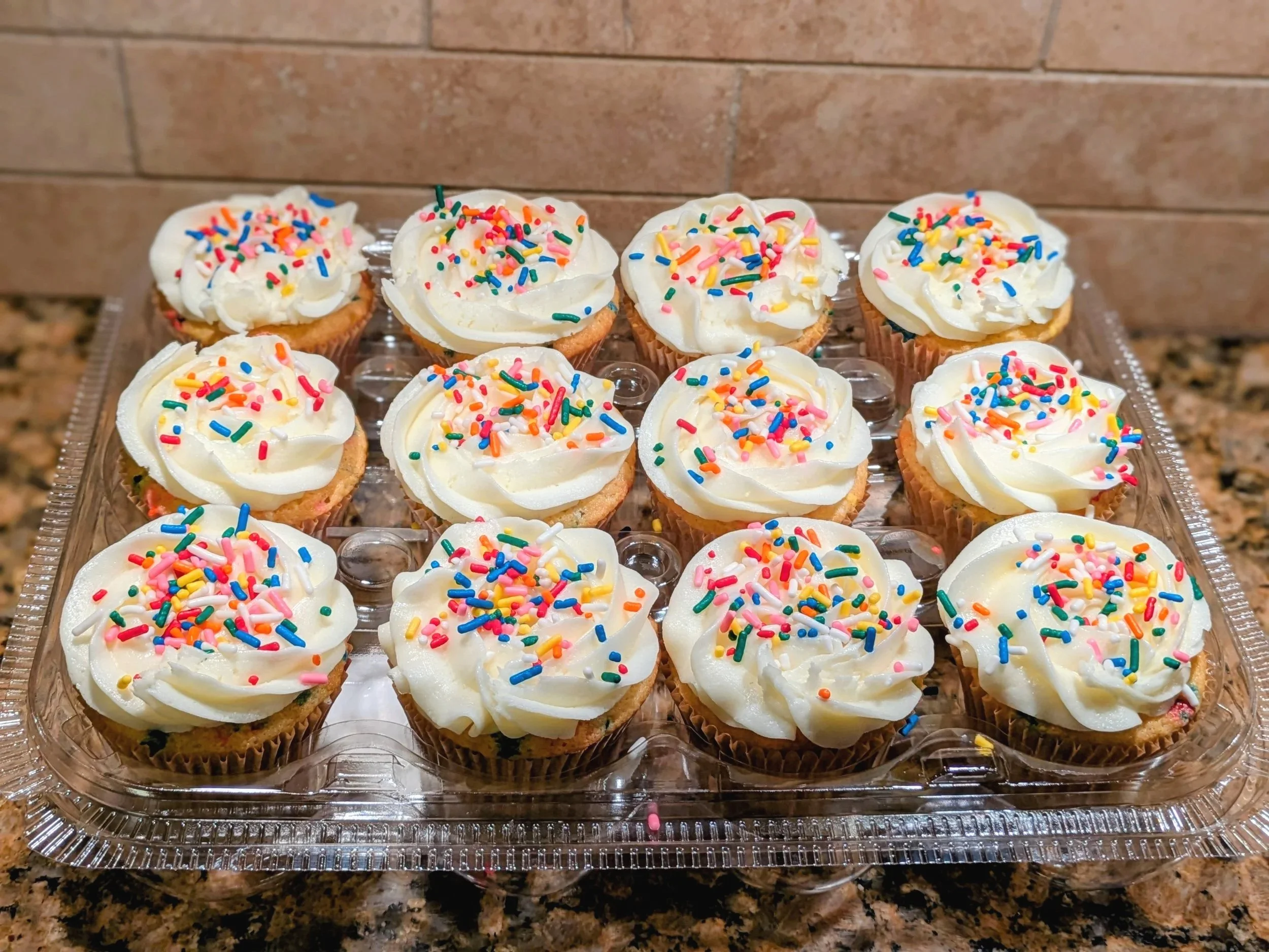 Funfetti Cupcakes with Buttercream Frosting