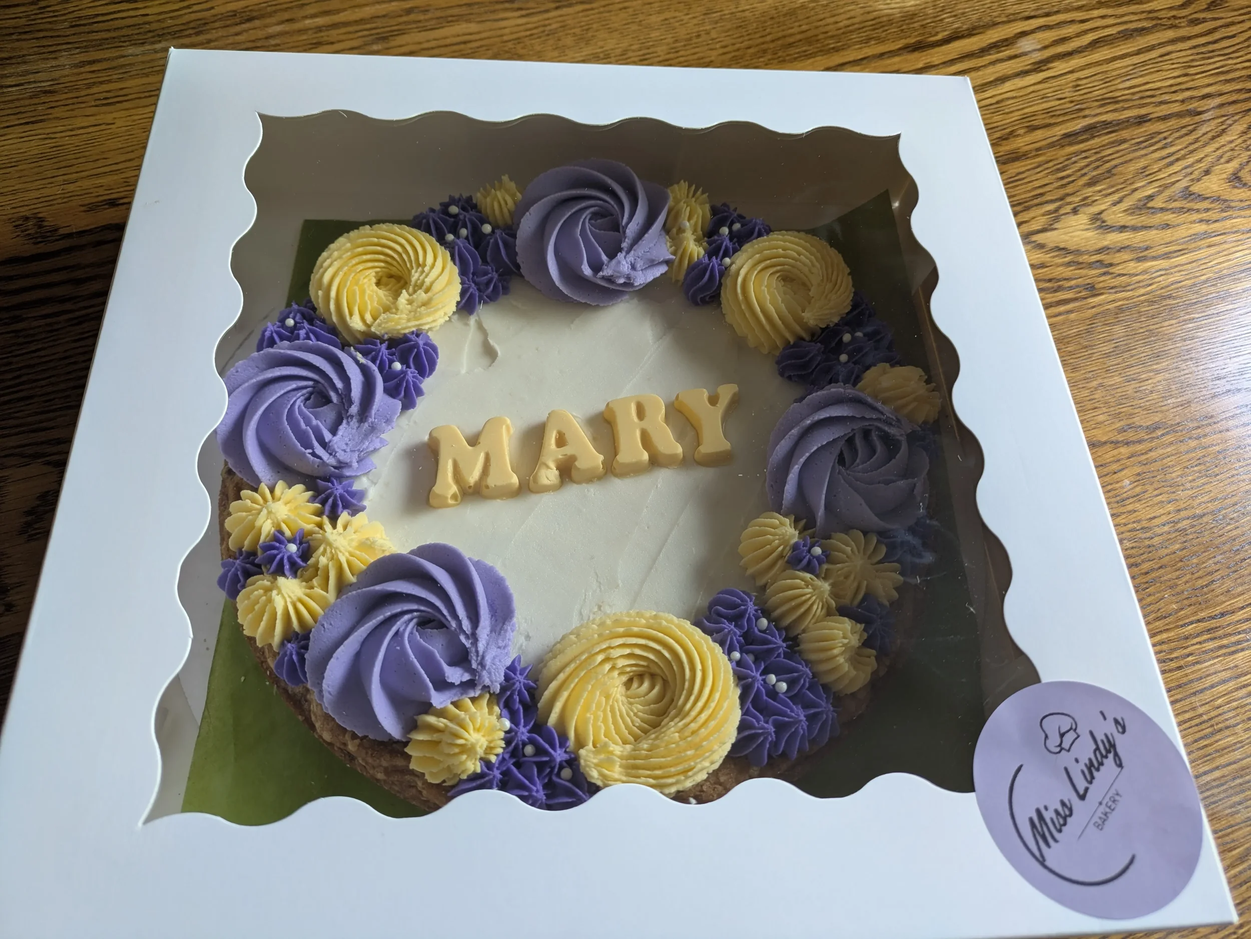 Mary Cookie Cake