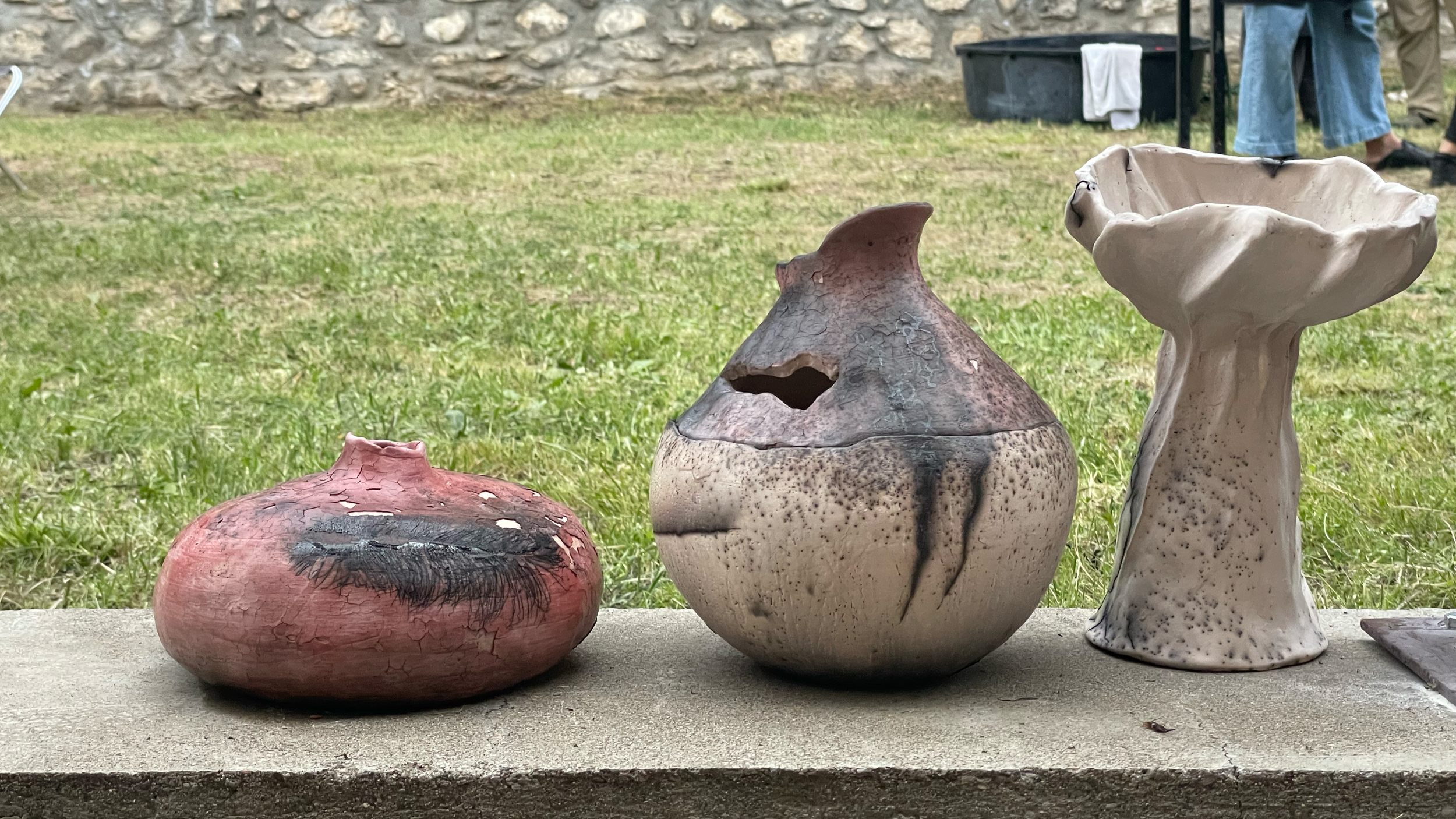 Raku Firing, Art Residency, Greece