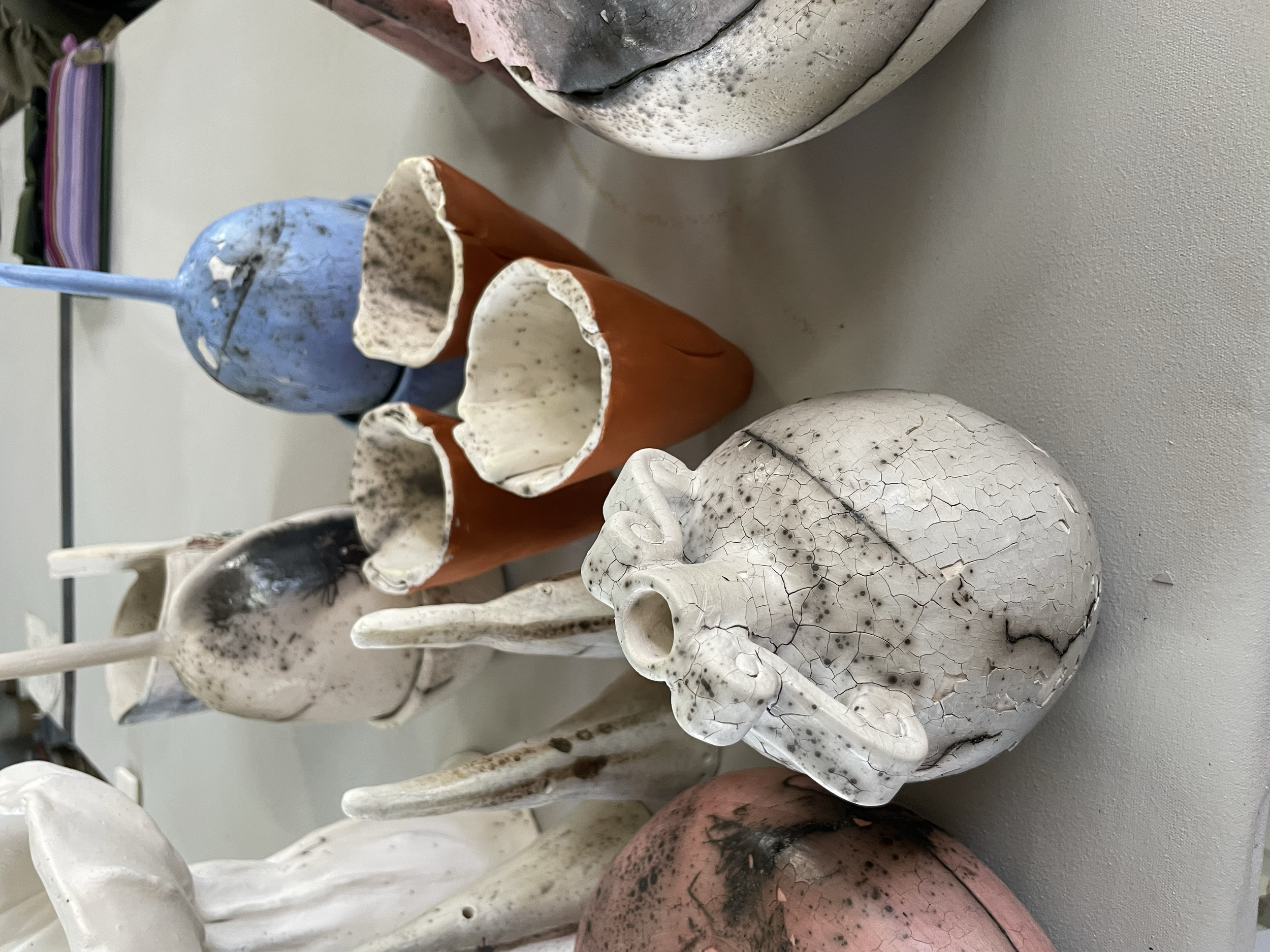 Raku Fired Ceramics, Art Residency, Greece