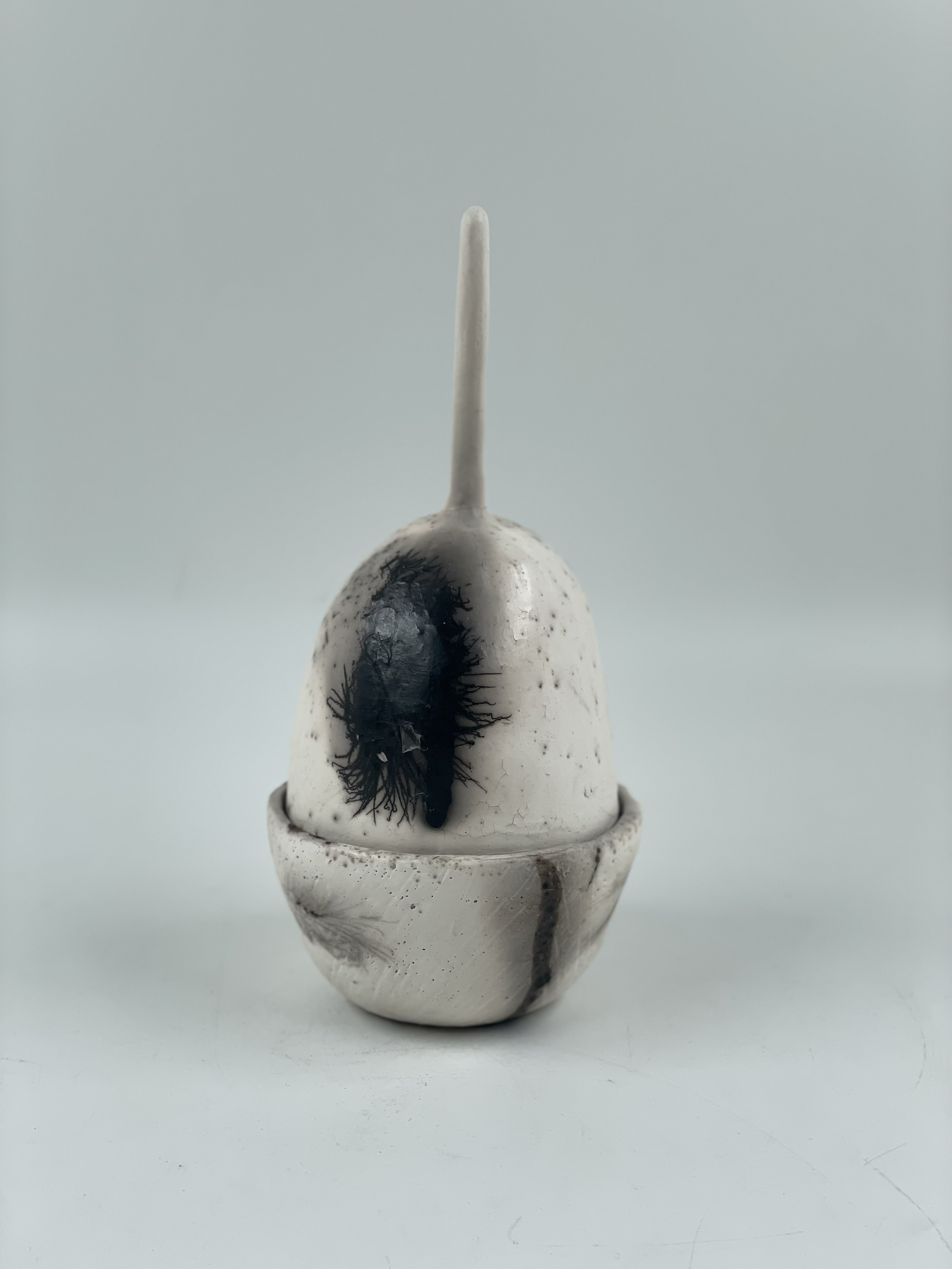 Ceramic Sculpture, Raku Fired, Greece