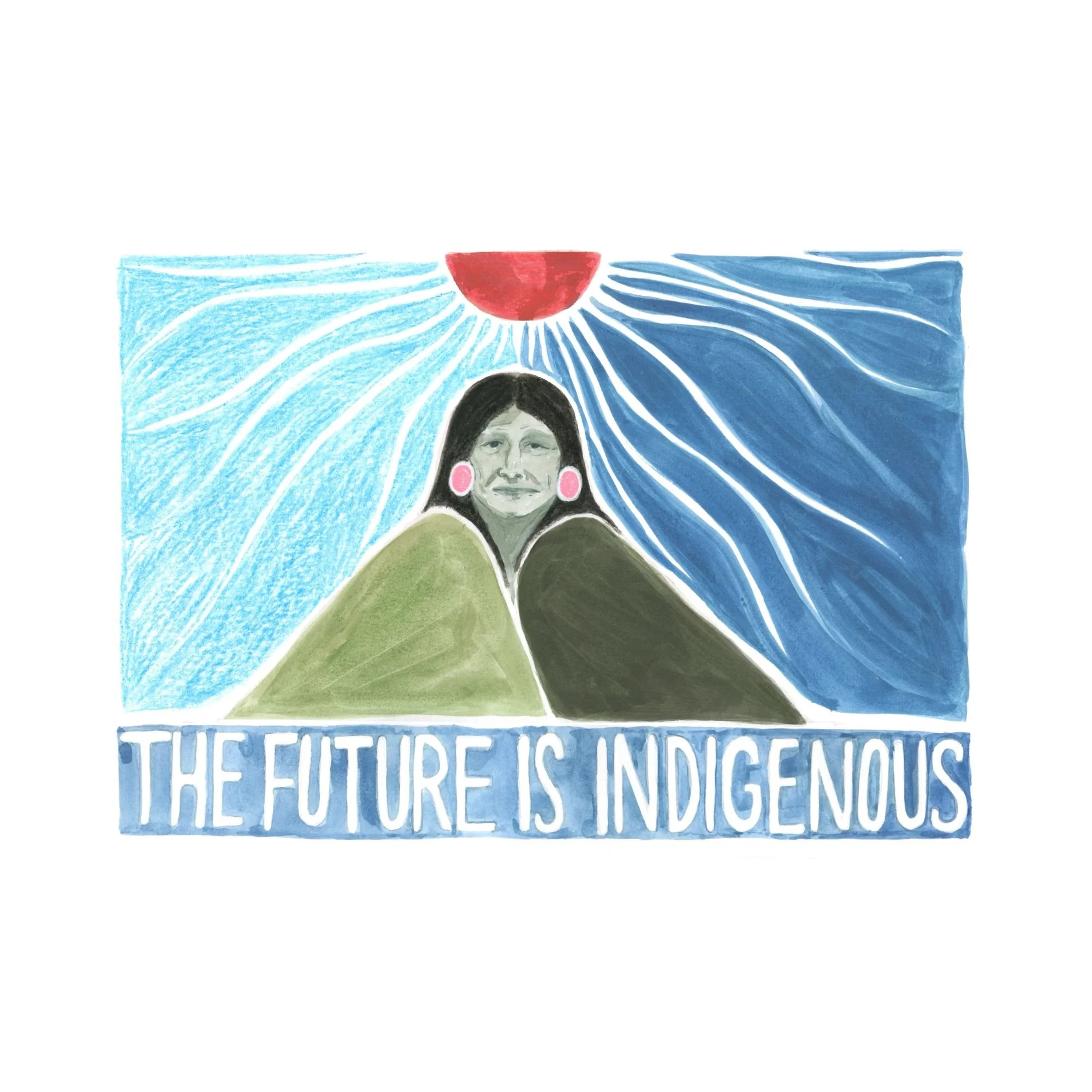 INDIGENOUS FUTURE Art Print