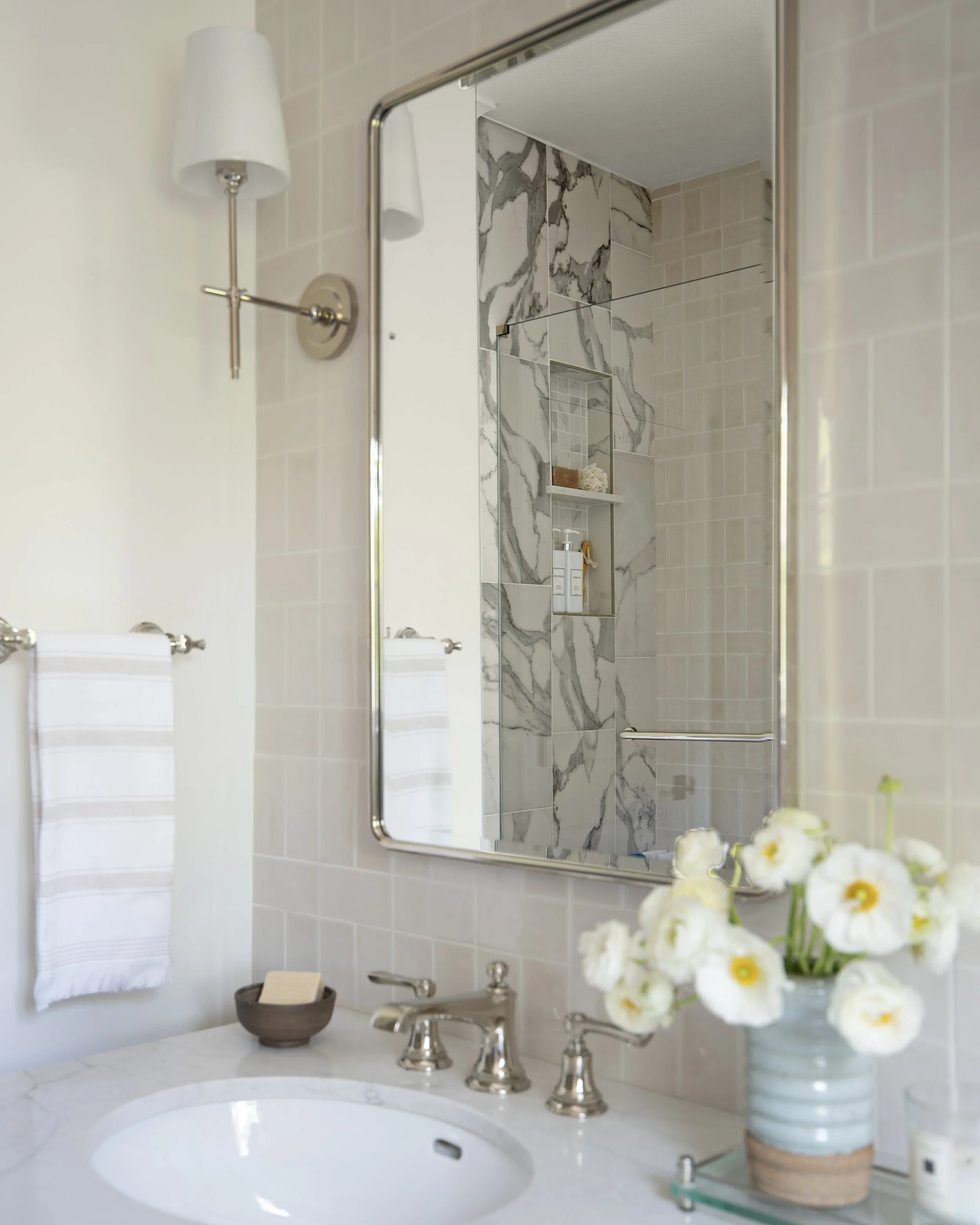 modern historic bathroom remodel alamo ca