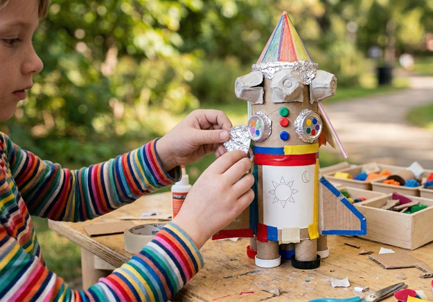 Loose Parts Play: Building Creativity at STEAM Station