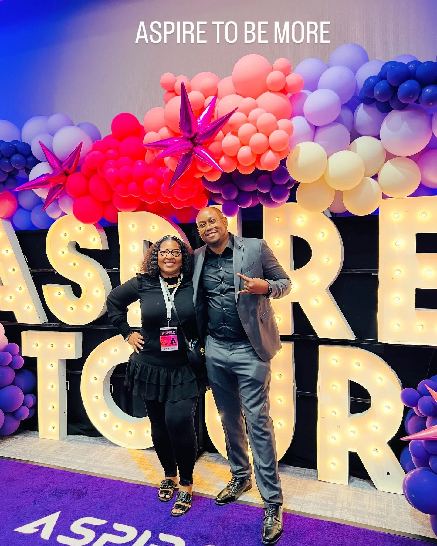 #aspiretour2025  #davidgoggins was phenomenal! His speech was so inspirational, I pushed harder at the gym the next day. Just stfu and do it!