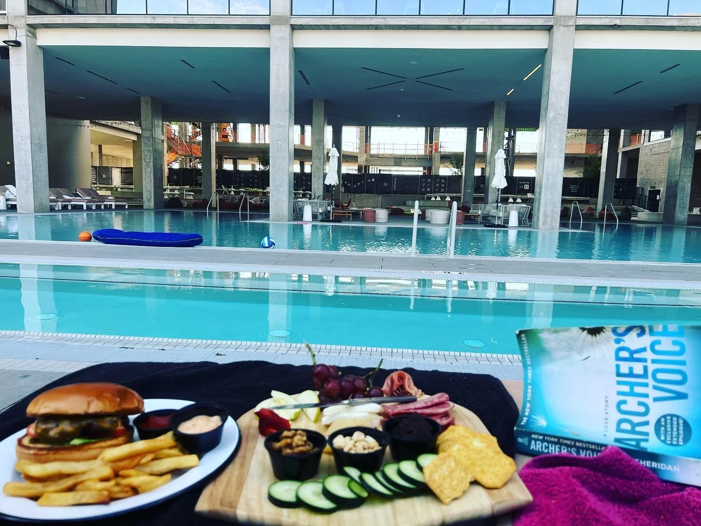 My current situation! #Relaxation #pool #chauterieboard #archersvoice