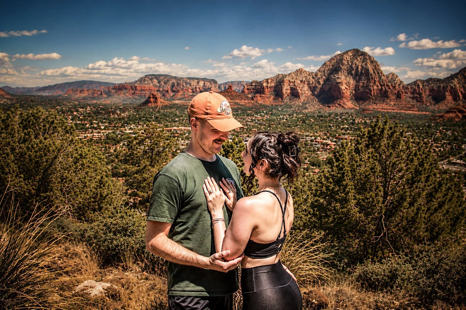 A wedding proposal in Sedona
